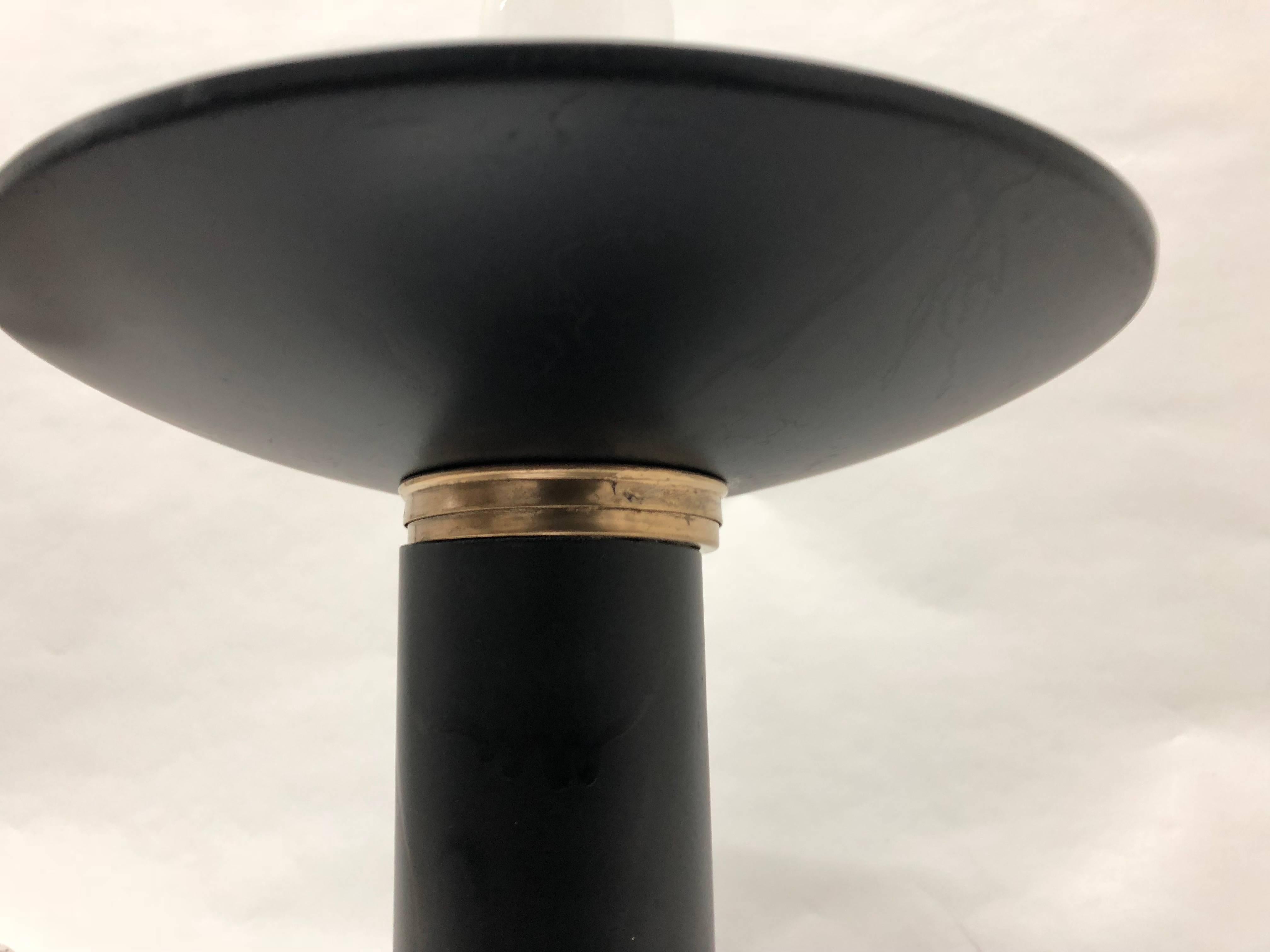 Space Age Italian Venini Glass Table Lamp 1980 8