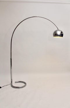 Space Age Vintage Chromed Metal Telescope Floor Lamp, 1960s, Germany