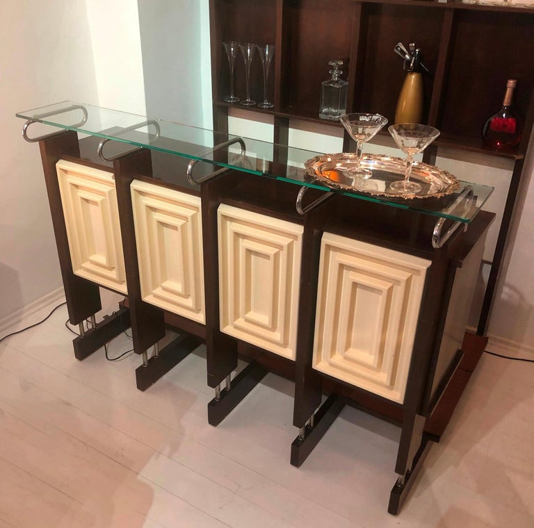 Space Age Vintage Cocktail Bar Home Drinks Italy, 1960s For