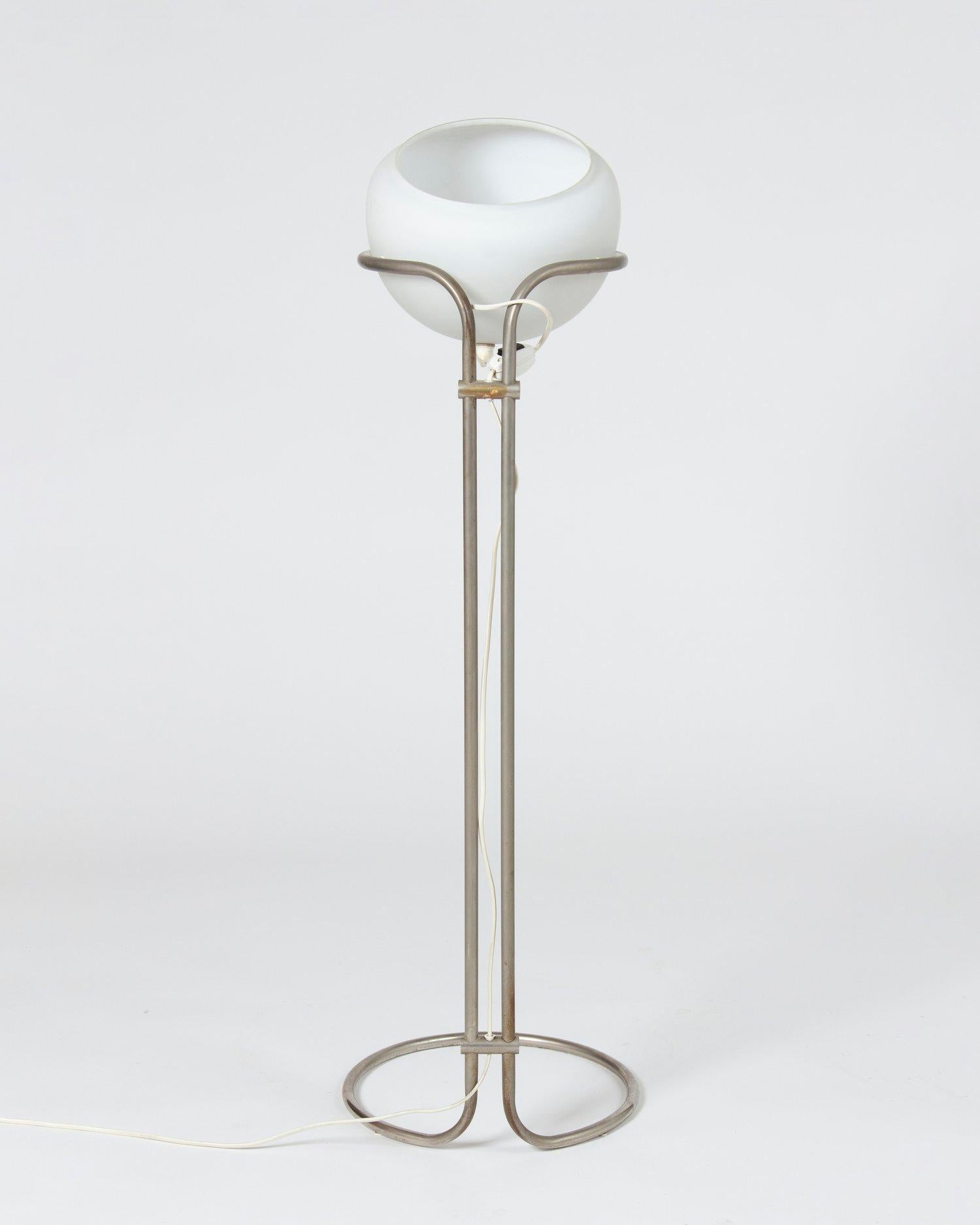 A Space Age Vintage Stehleuchte von Tibor Házi, 1960er Jahre (Geblasenes Glas)