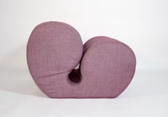 Space Age Vintage Pastel Color Mario Bellini Style Sculptural Lounge Chair 1970s