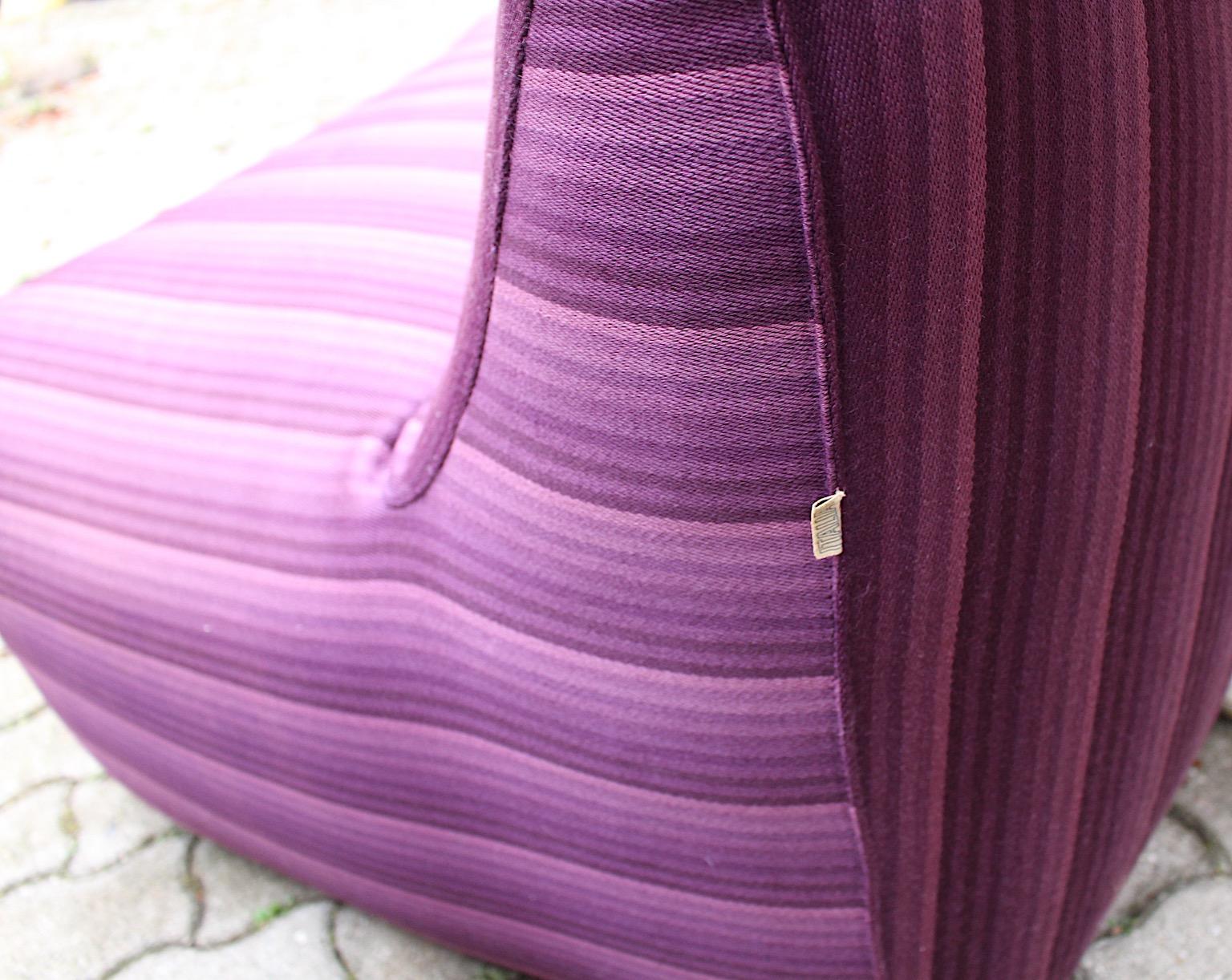 Canapé modulaire Le Bambole violet lavande de l'ère spatiale de Mario Bellini, 1970  en vente 7