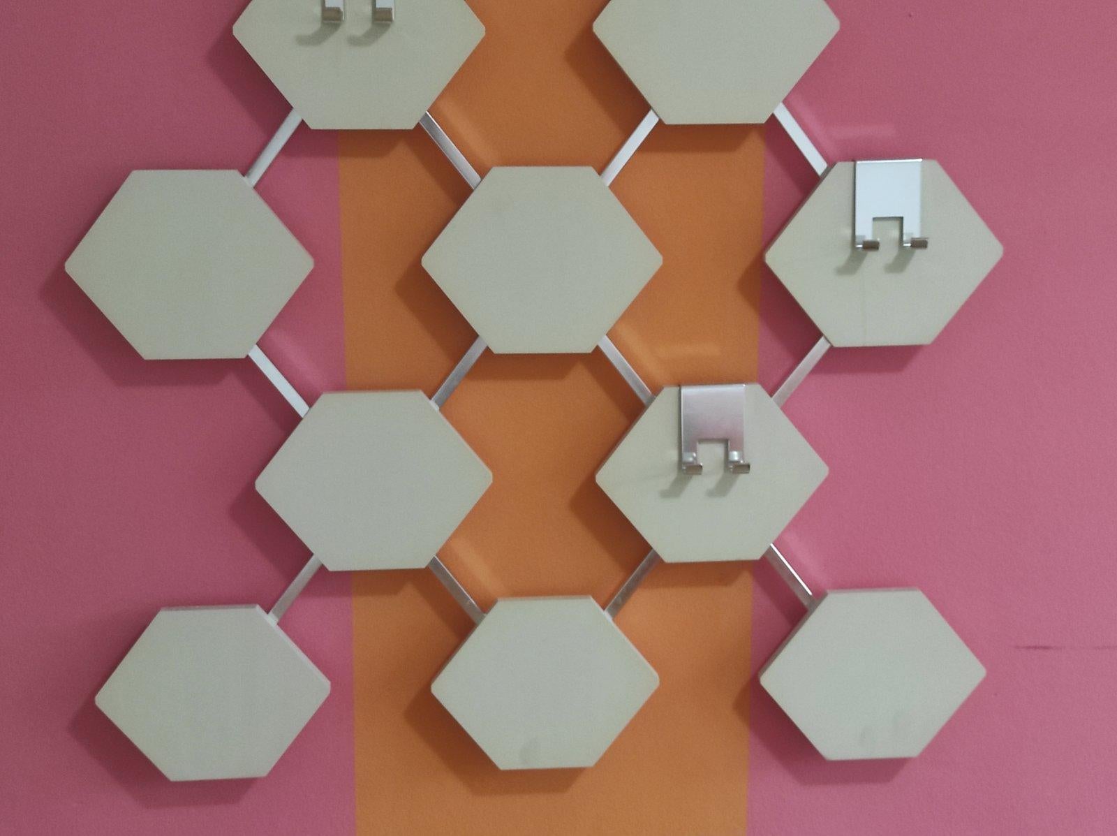 Porte-manteau mural A Space 1960s en vente 4