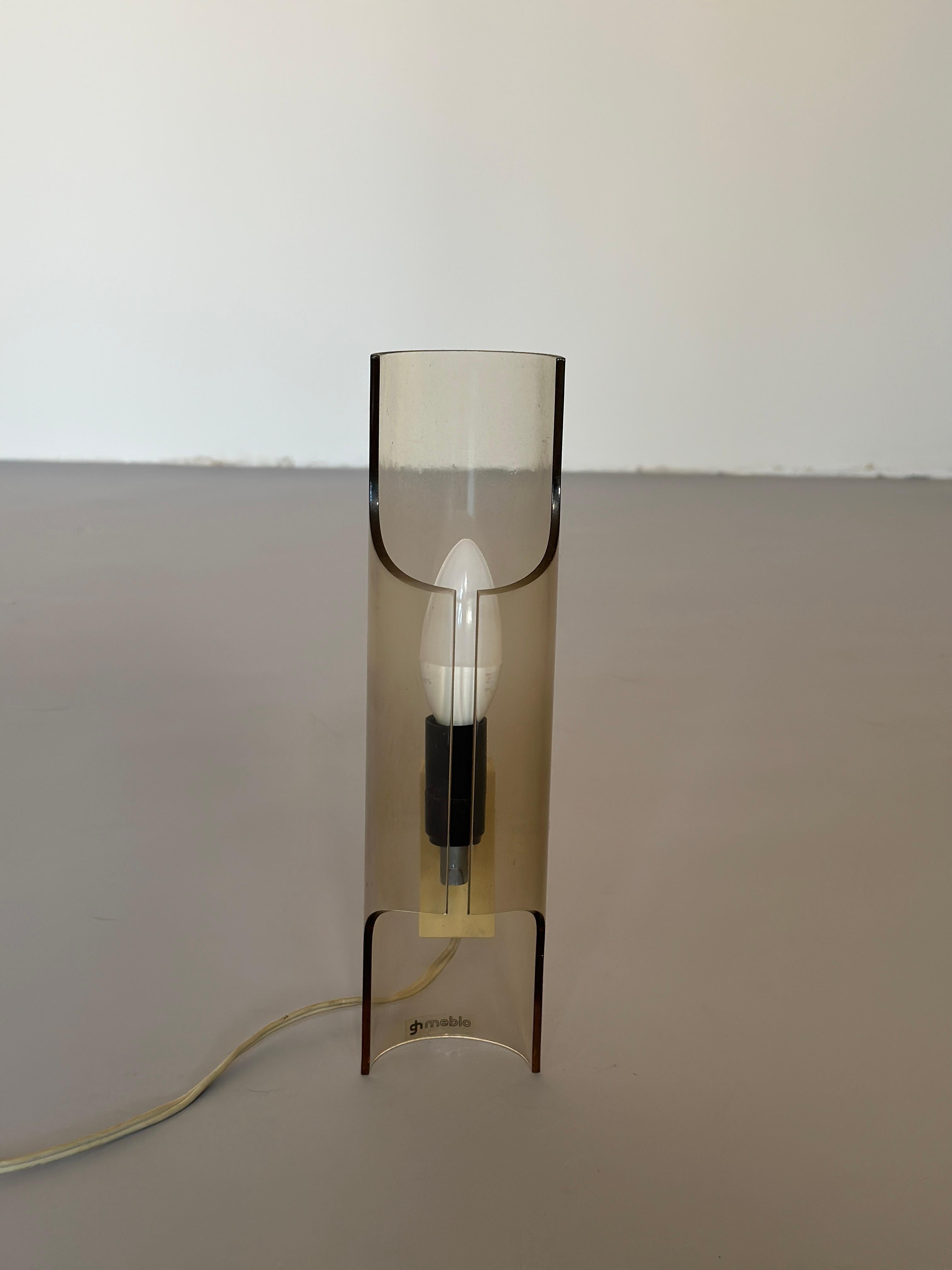 Italian Space Age Wall Lamp by Harvey Guzzini, 1970s For Sale