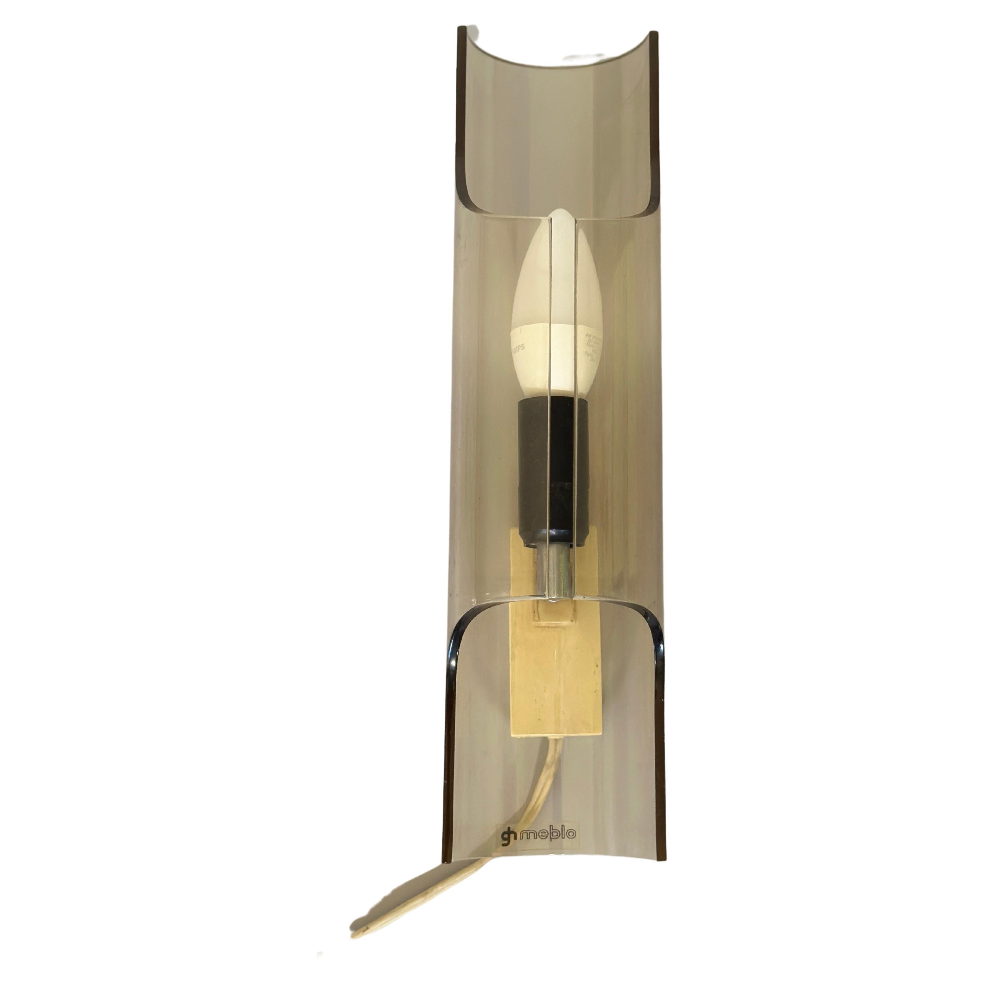 Space Age Wall Lamp by Harvey Guzzini, 1970s For Sale