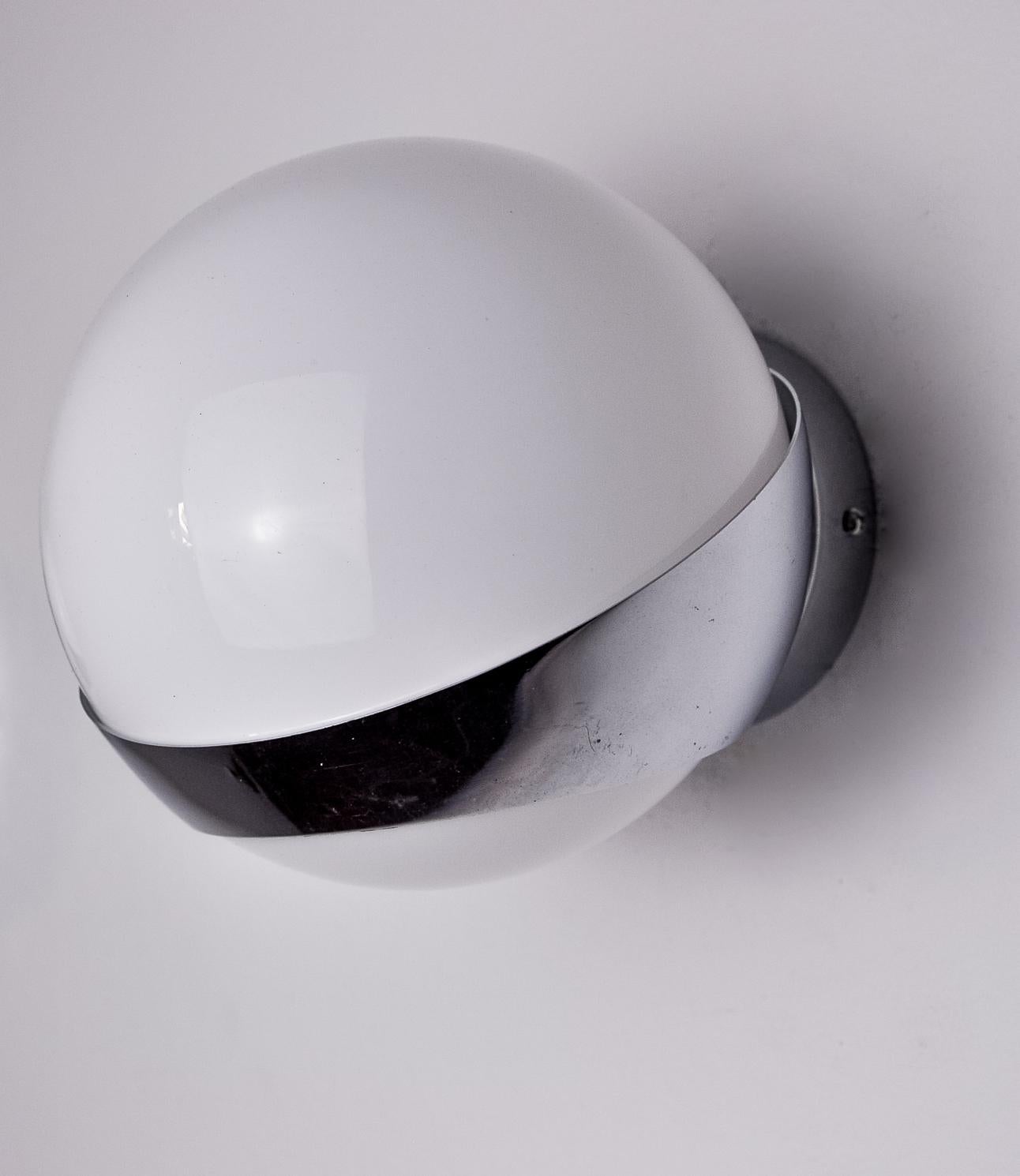 Espagnol Applique A Space/Space de Marca SL, blanc opalin, Espagne en vente