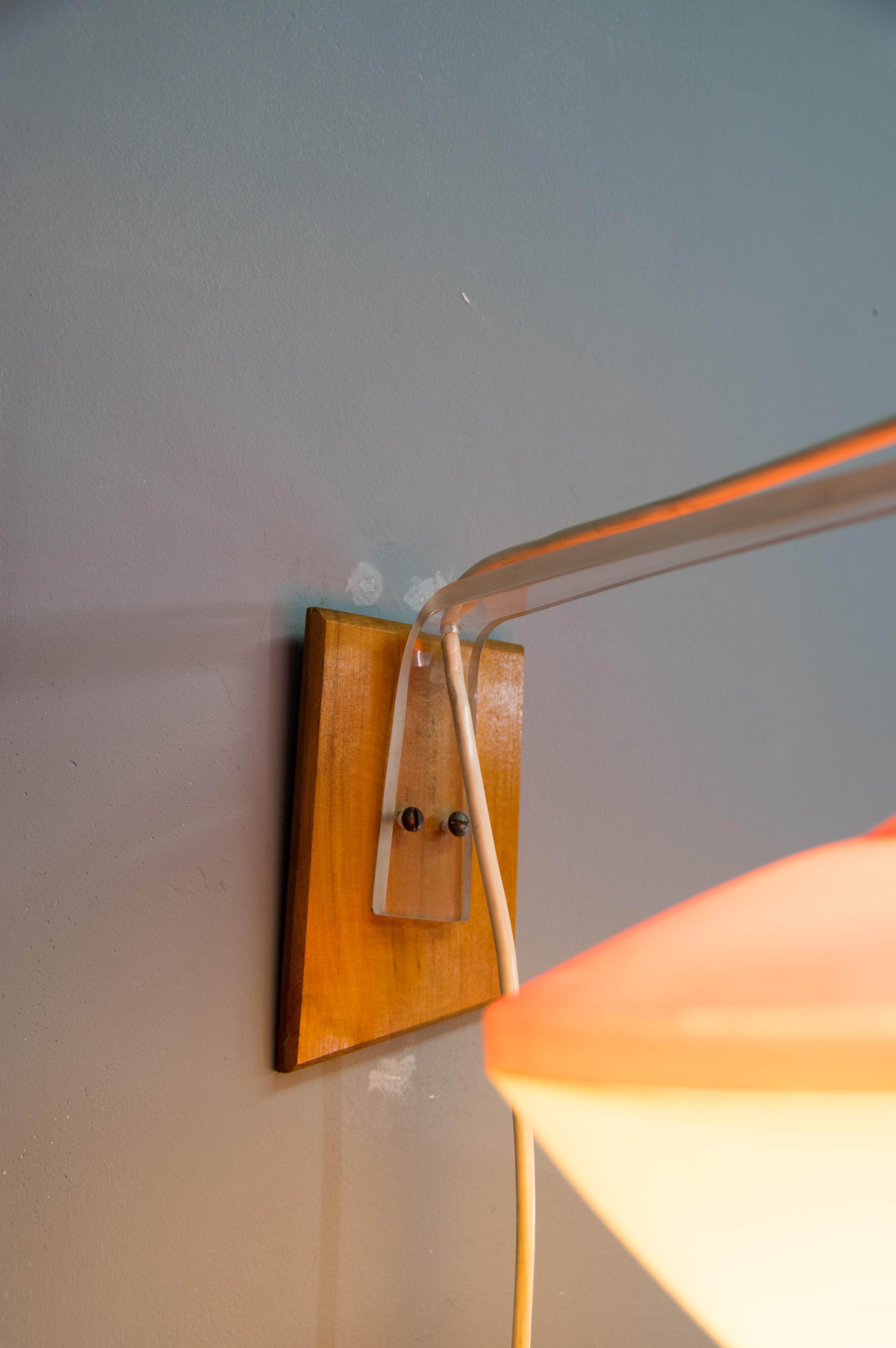 Space Age Wall Light, 1960s For Sale 6