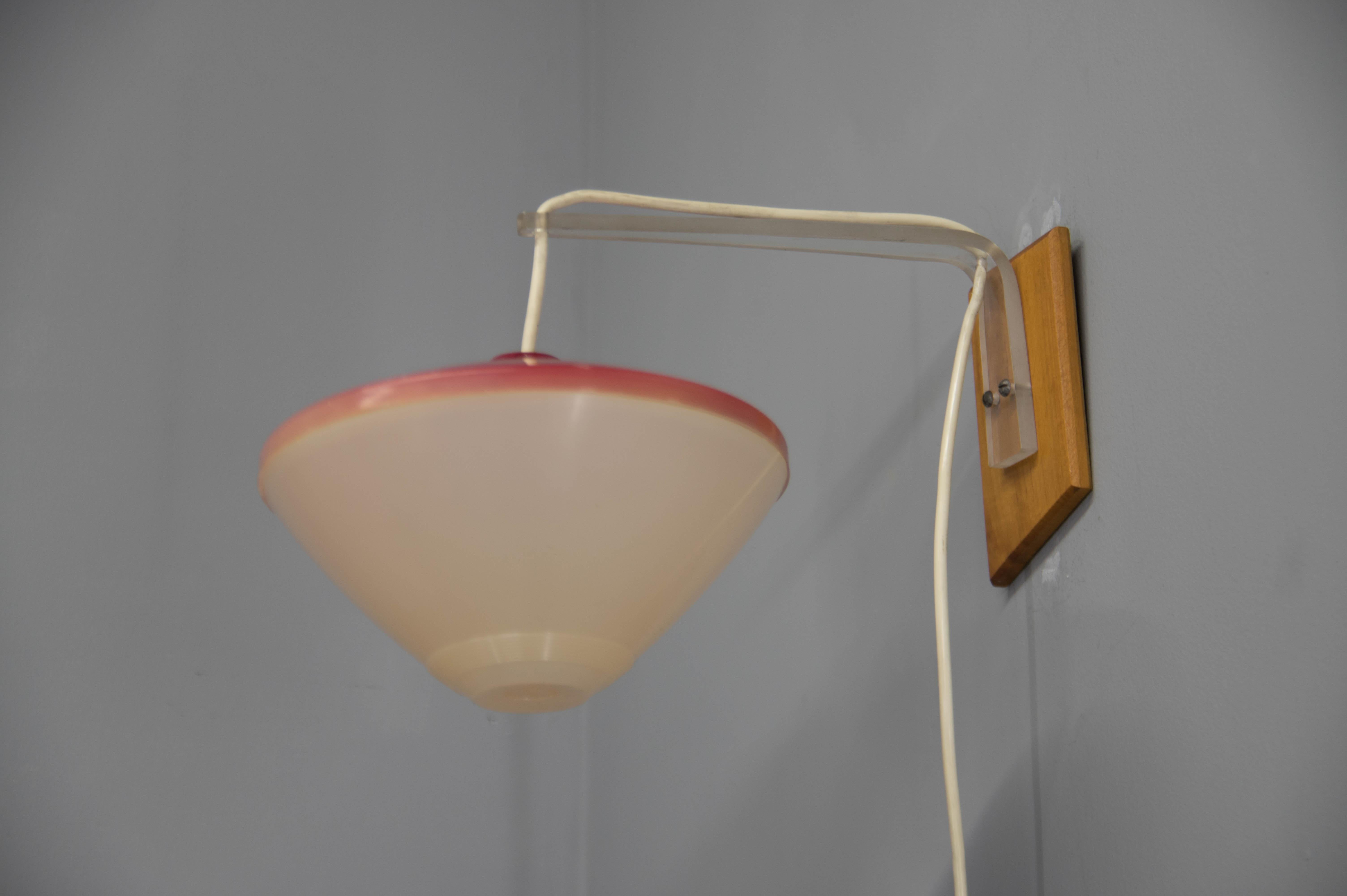 Space Age Wall Light, 1960s For Sale 7