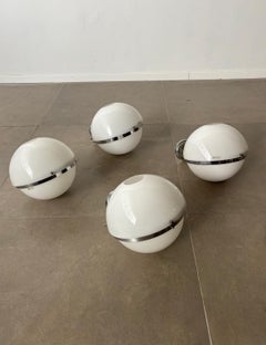 Space age Wall Lights by Harvey Guzzini for Guzzini, 1969