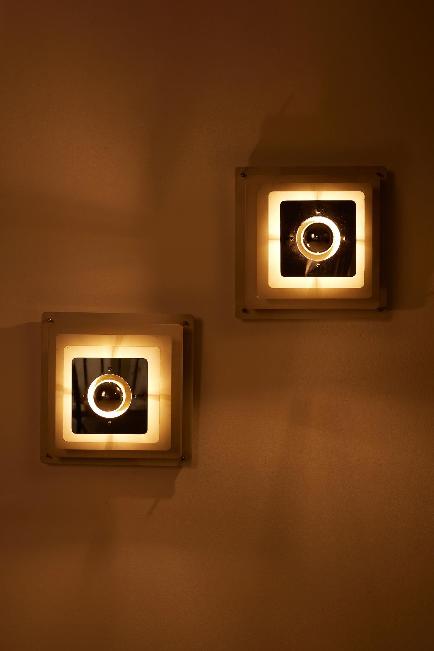Late 20th Century Space Age Wall Lights