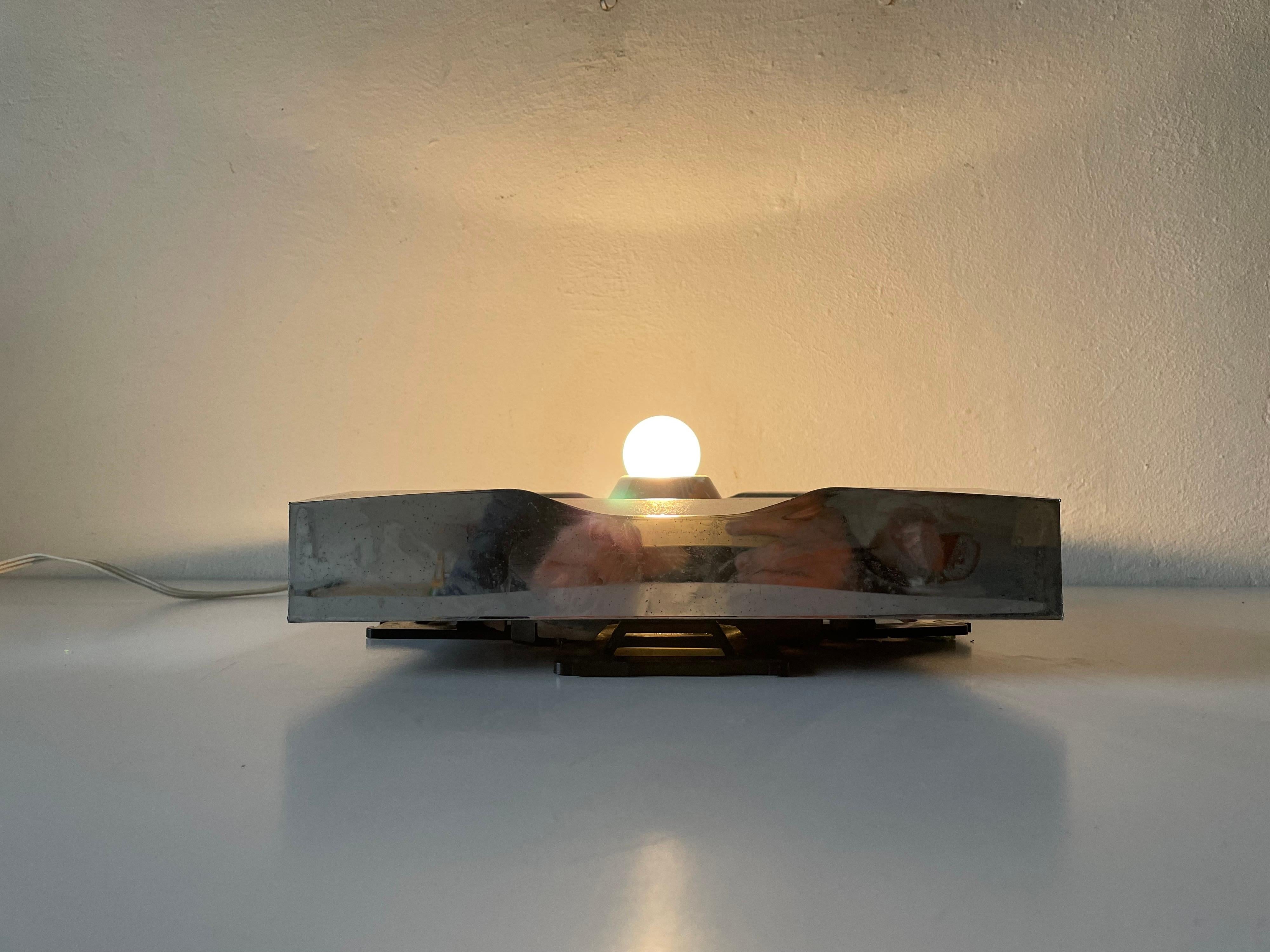 Space Age Wall or Ceiling Lamp by Isao Hosoe for Kartell, 1970s, Italy For Sale 6