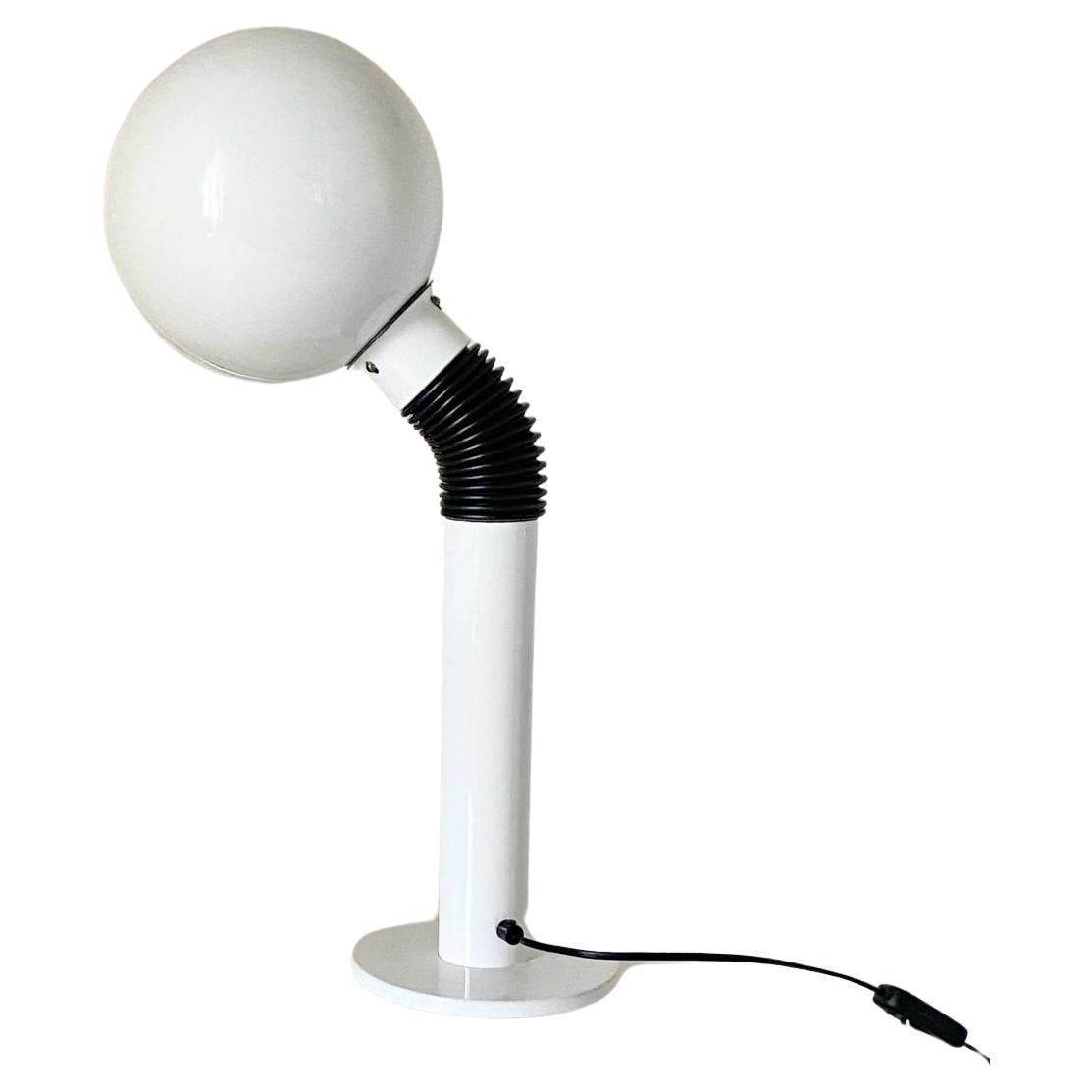 20th Century Space Age White Table Lamp, Zonca, Italy 1970 's For Sale