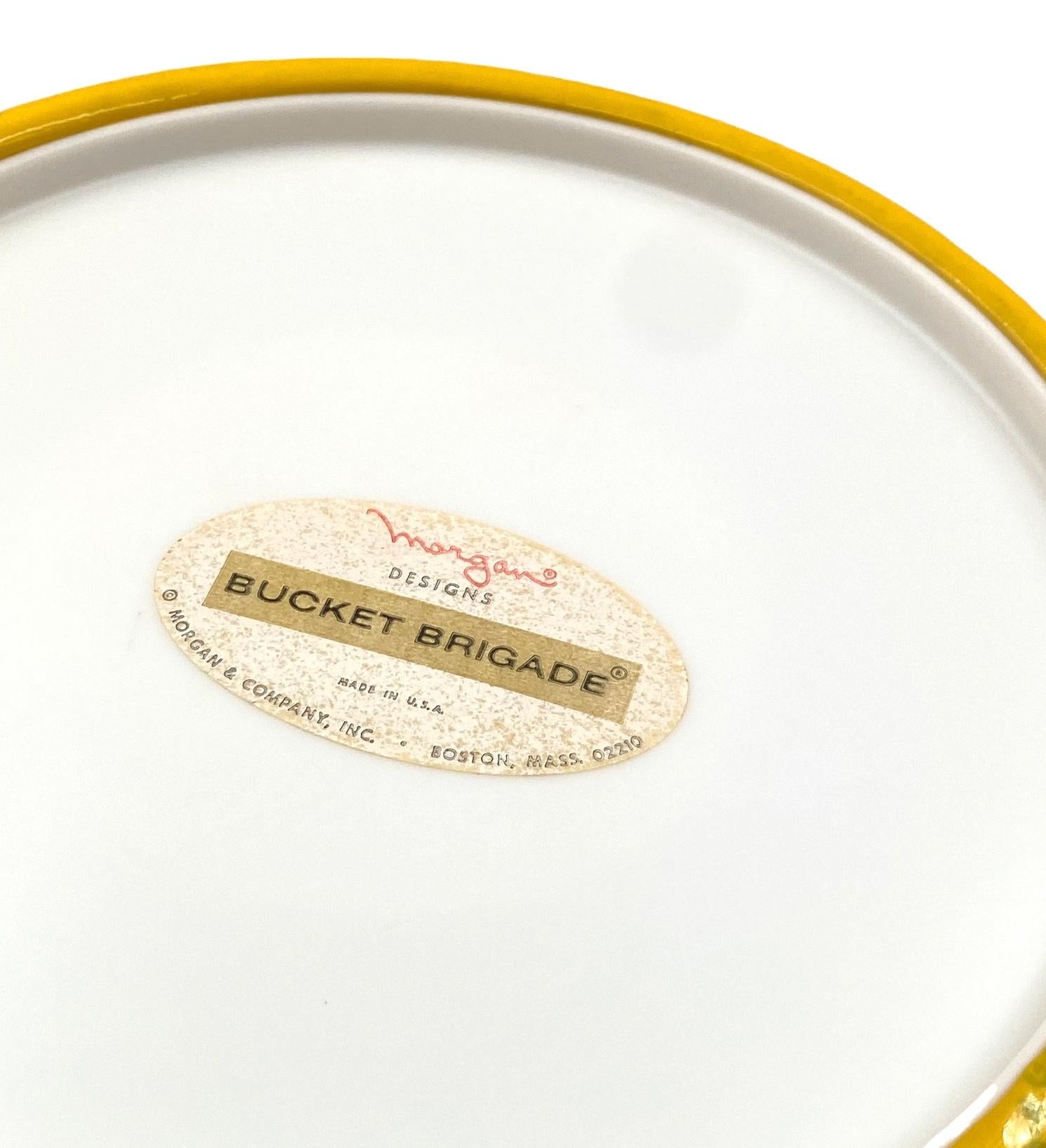 Space age yellow Ice Bucket, Morgans design, USA ca. 1970s 9
