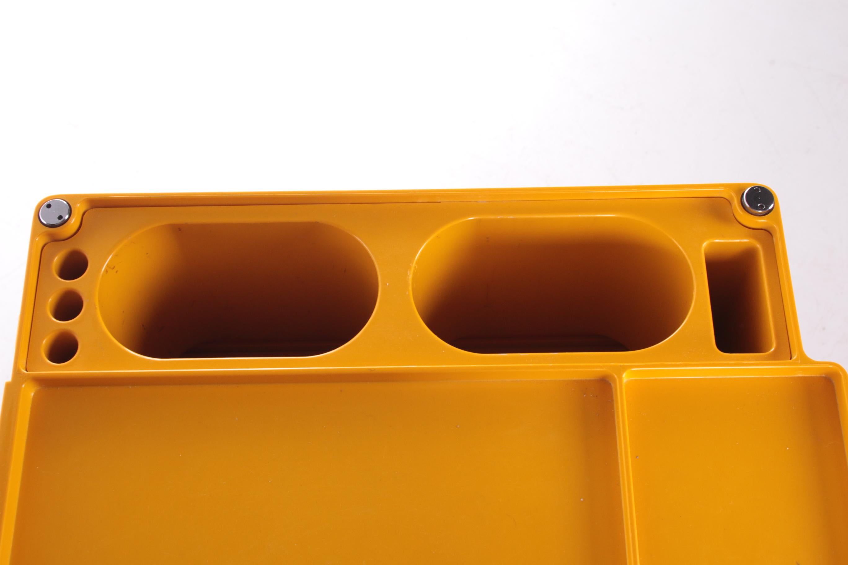 Space Age Yellow Joe Colombo 'Boby' Storage Trolley, 1970s 5