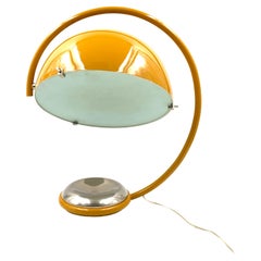 Space Age Yellow Table Lamp, Italy, 1960s