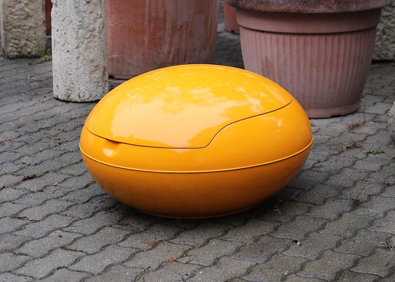 Space Age Yellow Vintage Plastic Garden Egg Chair Peter Ghyczy, Germany, 1968 For Sale 7