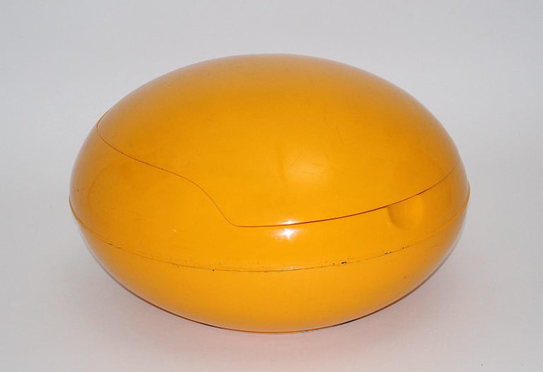 Space Age Yellow Vintage Plastic Garden Egg Chair Peter Ghyczy, Germany, 1968 For Sale 10