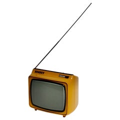 Space Age Yellow Vintage Plastic Television Hornyphon, 1970s, Austria