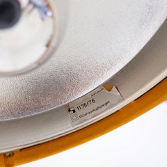 Space Age yellow wall lamp by Arnold Berges for Staff – Germany, 1970s