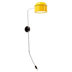 Space Age yellow wall lamp by Arnold Berges for Staff – Germany, 1970s