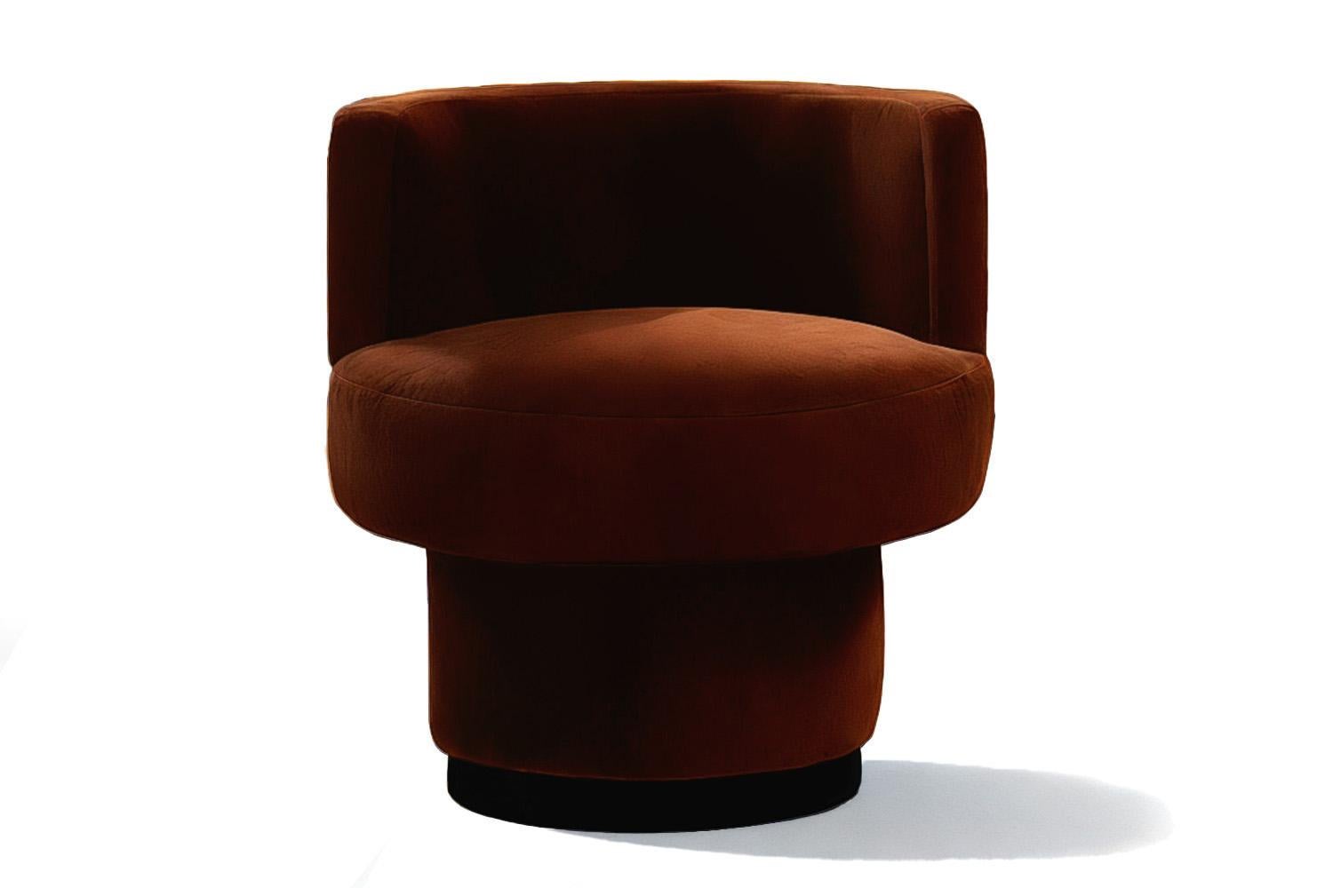 Contemporary Space Age Zebra Furry Velvet Accent Chair Caos For Sale