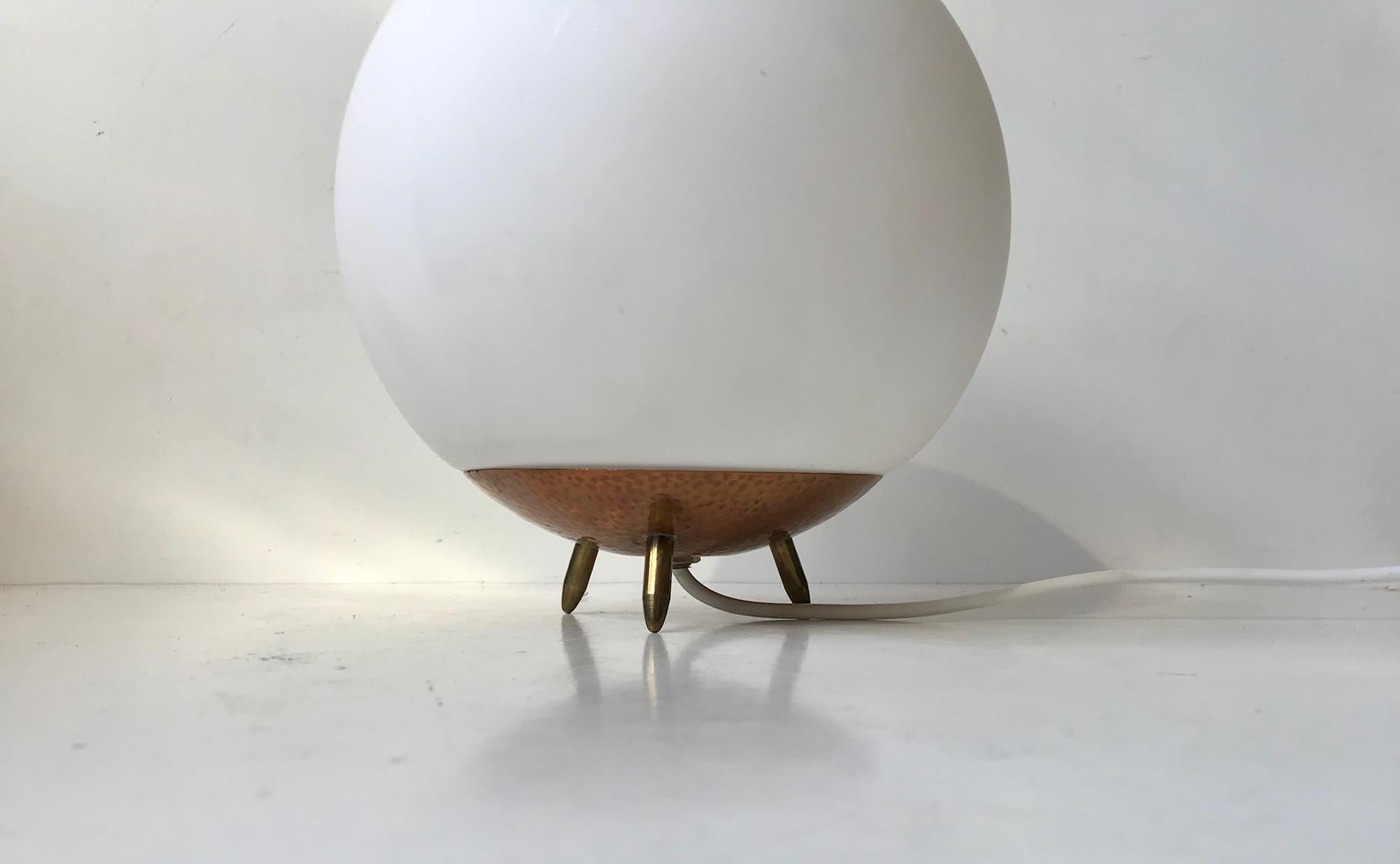 Mid-20th Century Space Bug, Small Vintage Scandinavian Table Light, 1960s