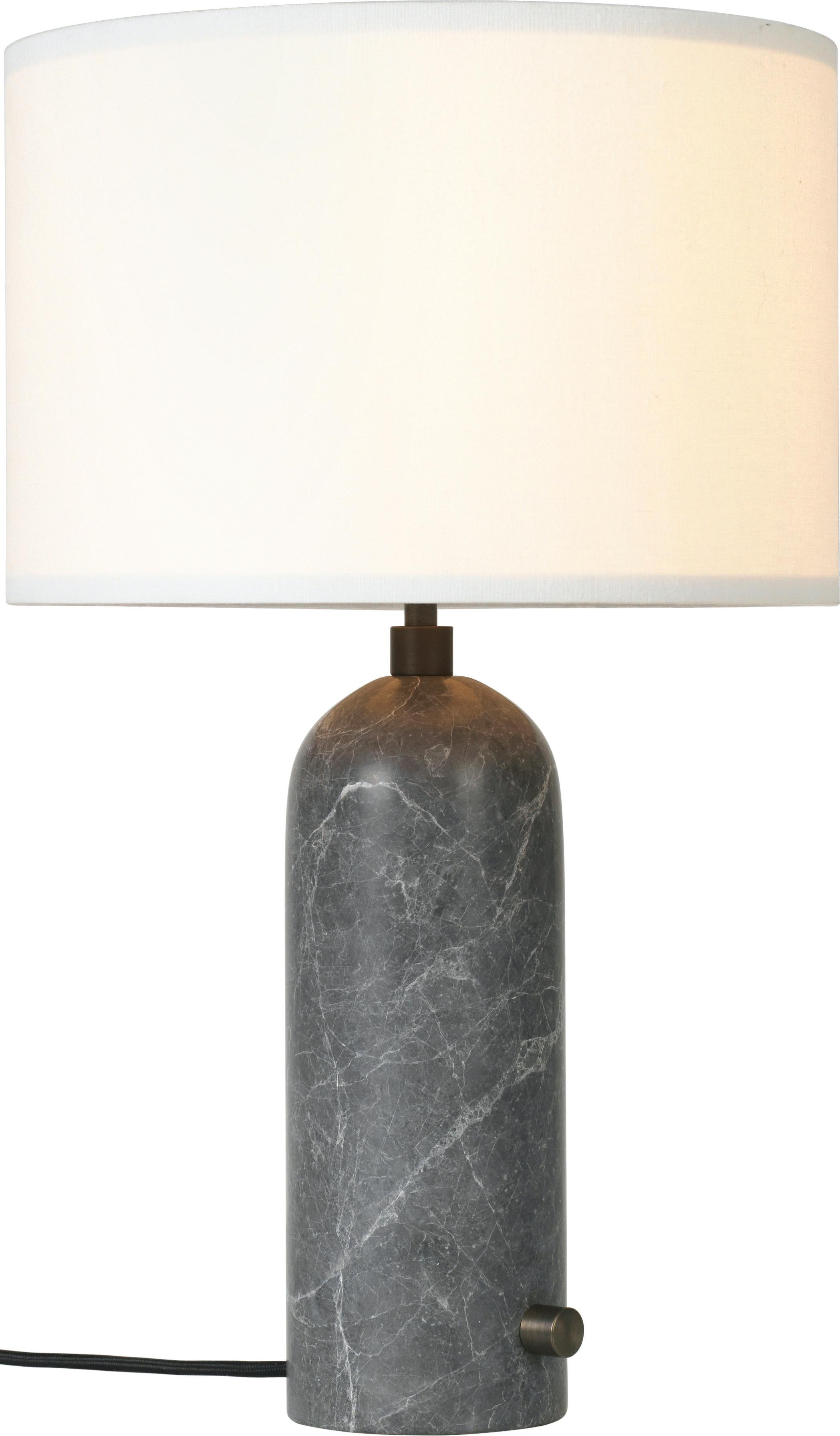 Large 'Gravity' Blackened Steel Table Lamp by Space Copenhagen for Gubi For Sale 4