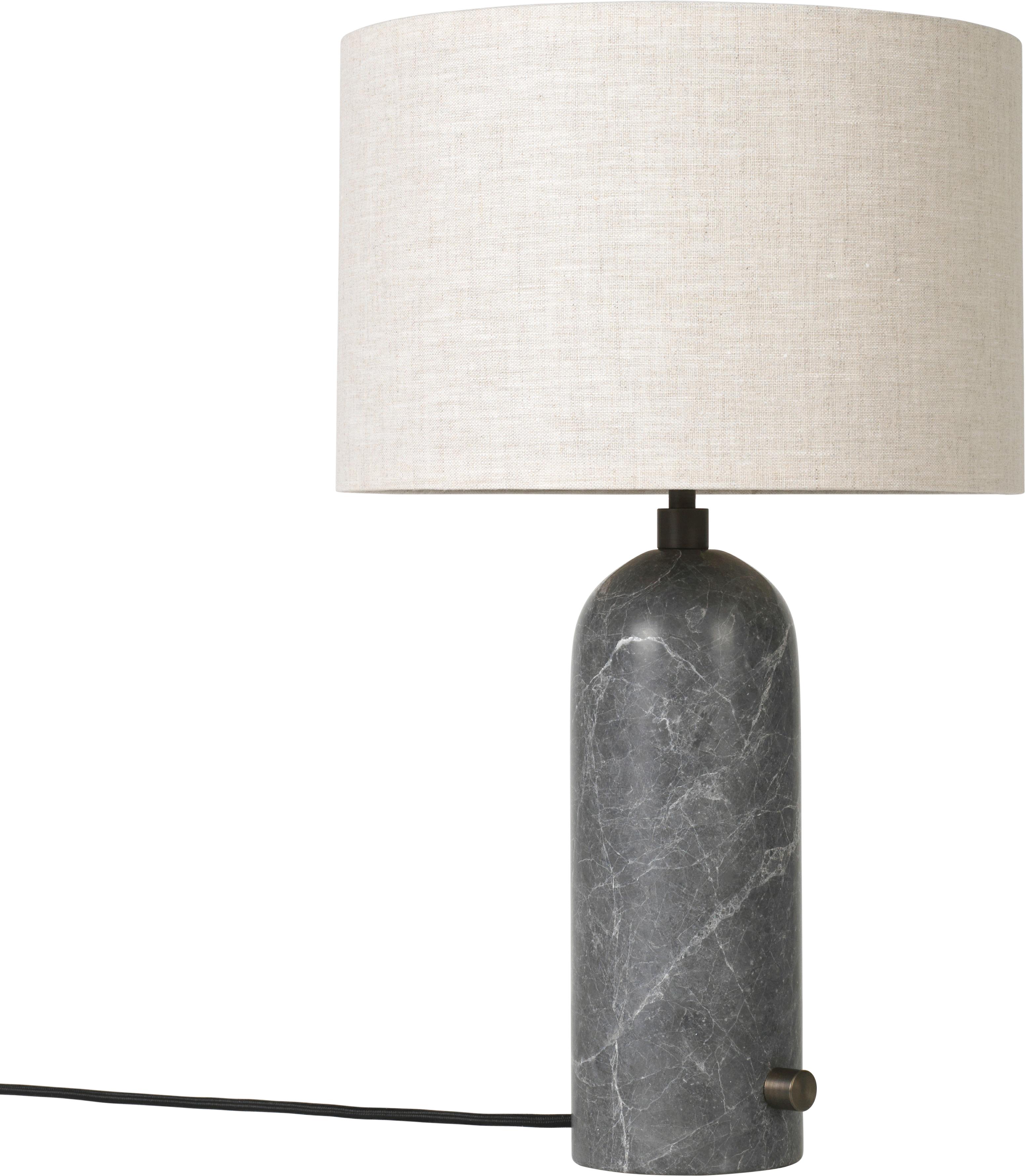 Large 'Gravity' Blackened Steel Table Lamp by Space Copenhagen for Gubi For Sale 7