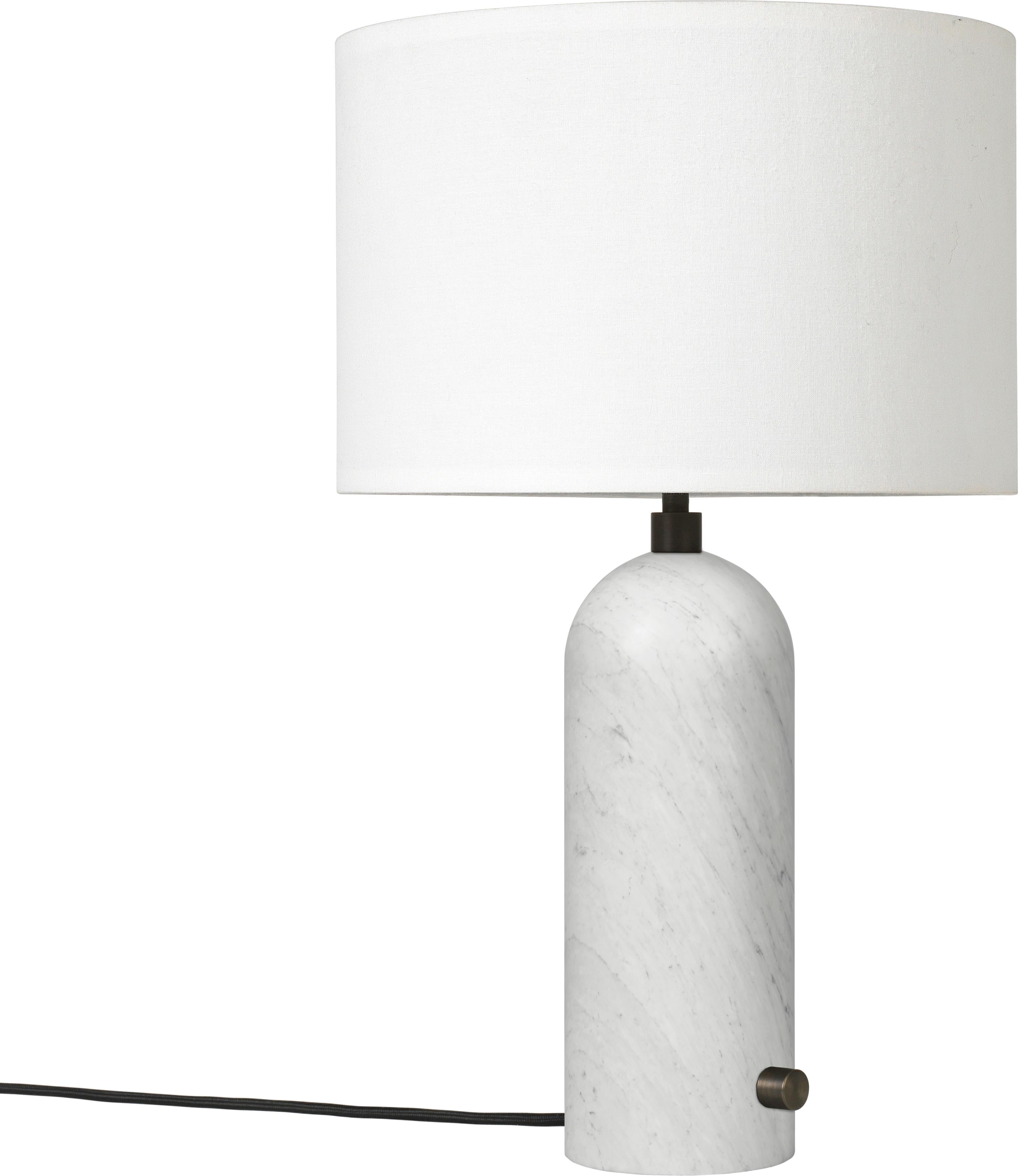 Large 'Gravity' Blackened Steel Table Lamp by Space Copenhagen for Gubi For Sale 11