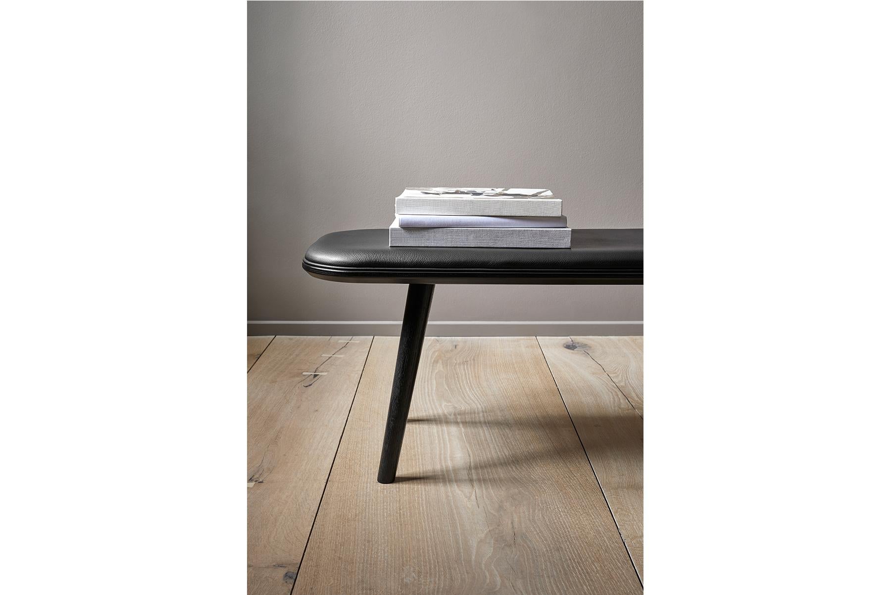 American Space Copenhagen Spine Bench, Wood Base For Sale