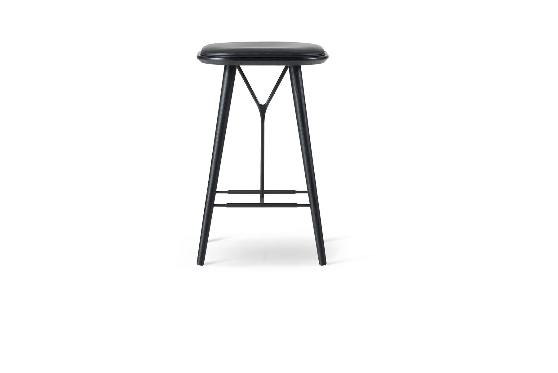 Contemporary Space Copenhagen Spine Stool (Backless) For Sale