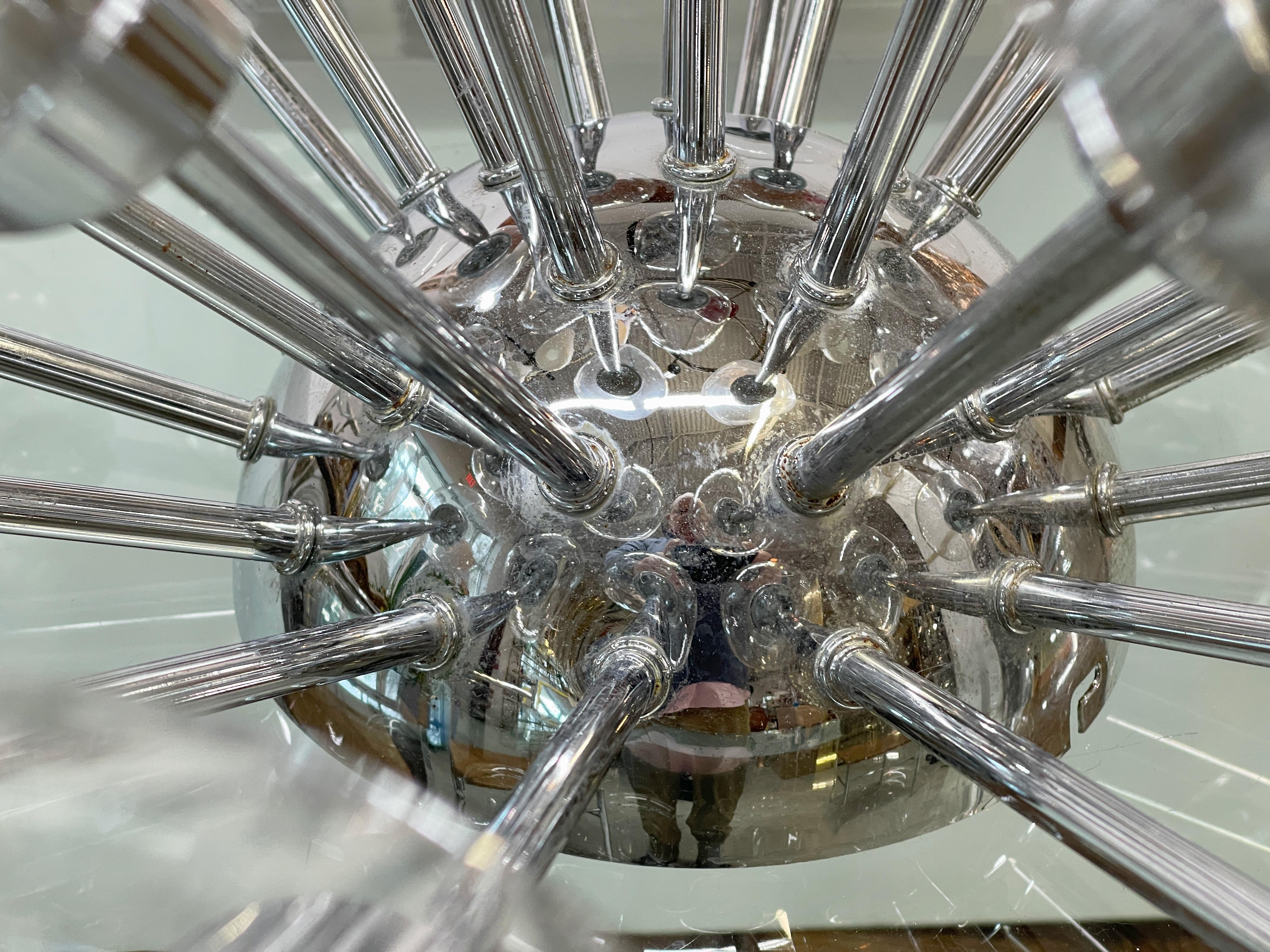 Space Crystal Half Sputnik Ceiling Light by Motoko Ishii 5