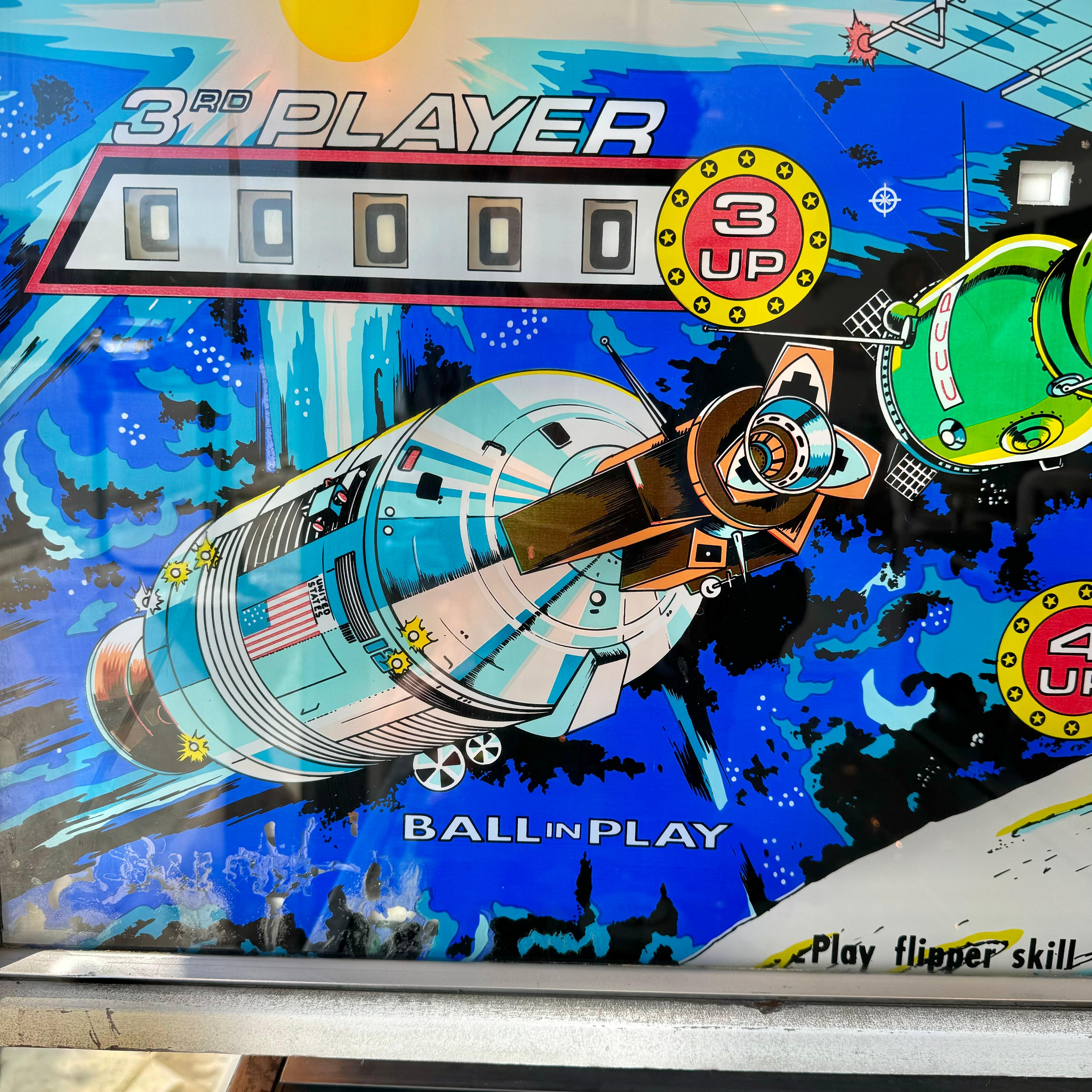 Space Mission Pinball Arcade Game, 1976 USA 1