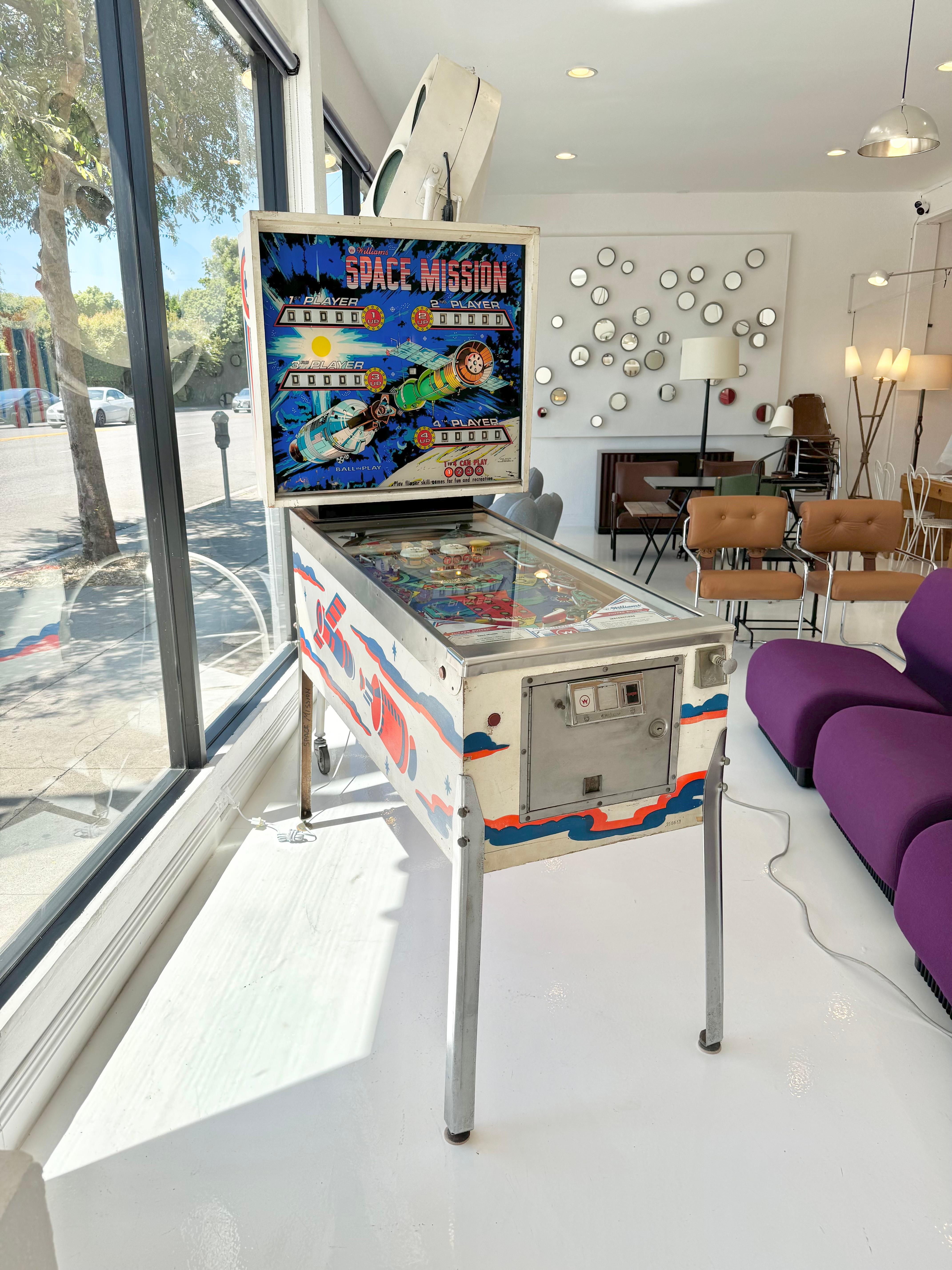 Space Mission Pinball Arcade Game, 1976 USA 7