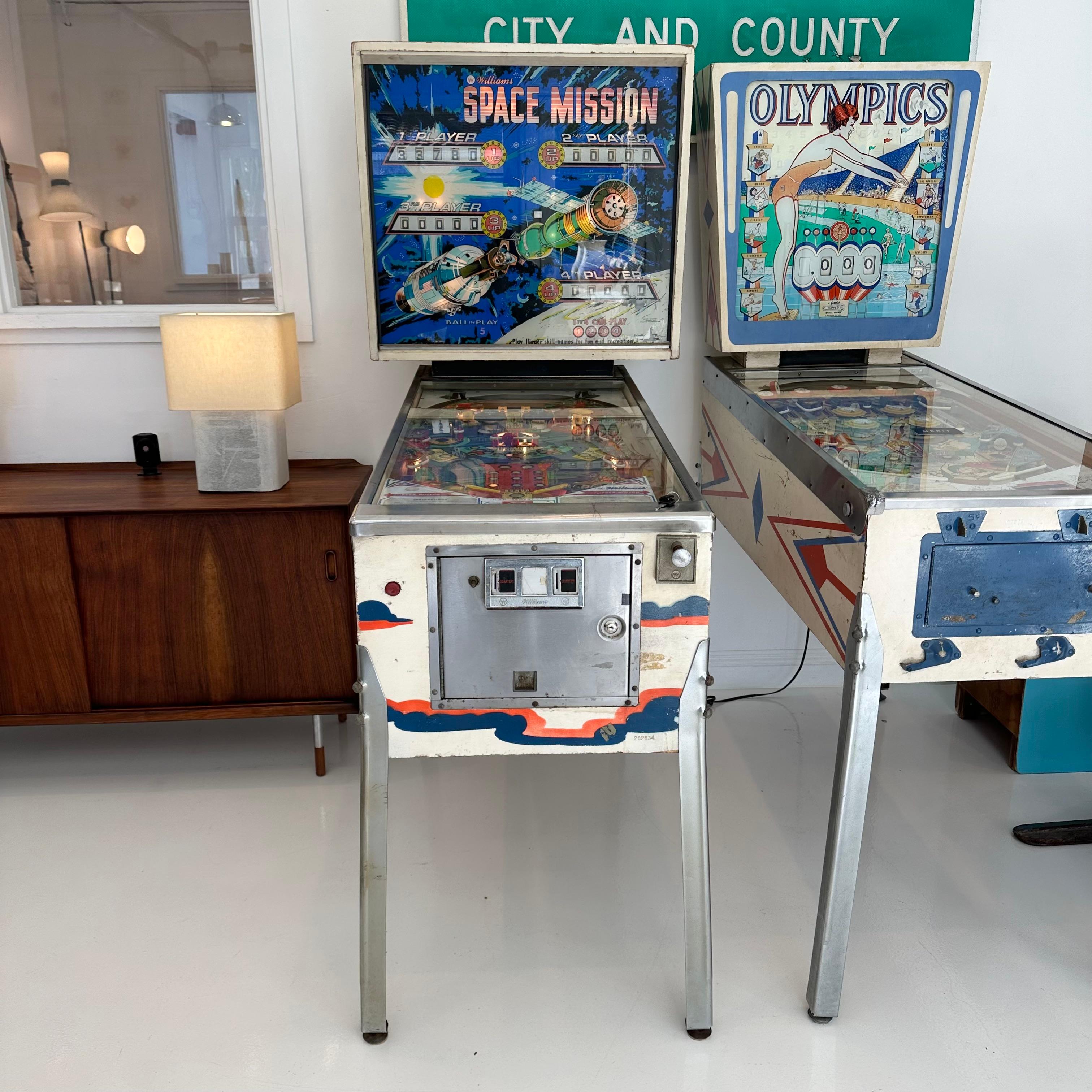 American Space Mission Pinball Arcade Game, 1976 USA For Sale