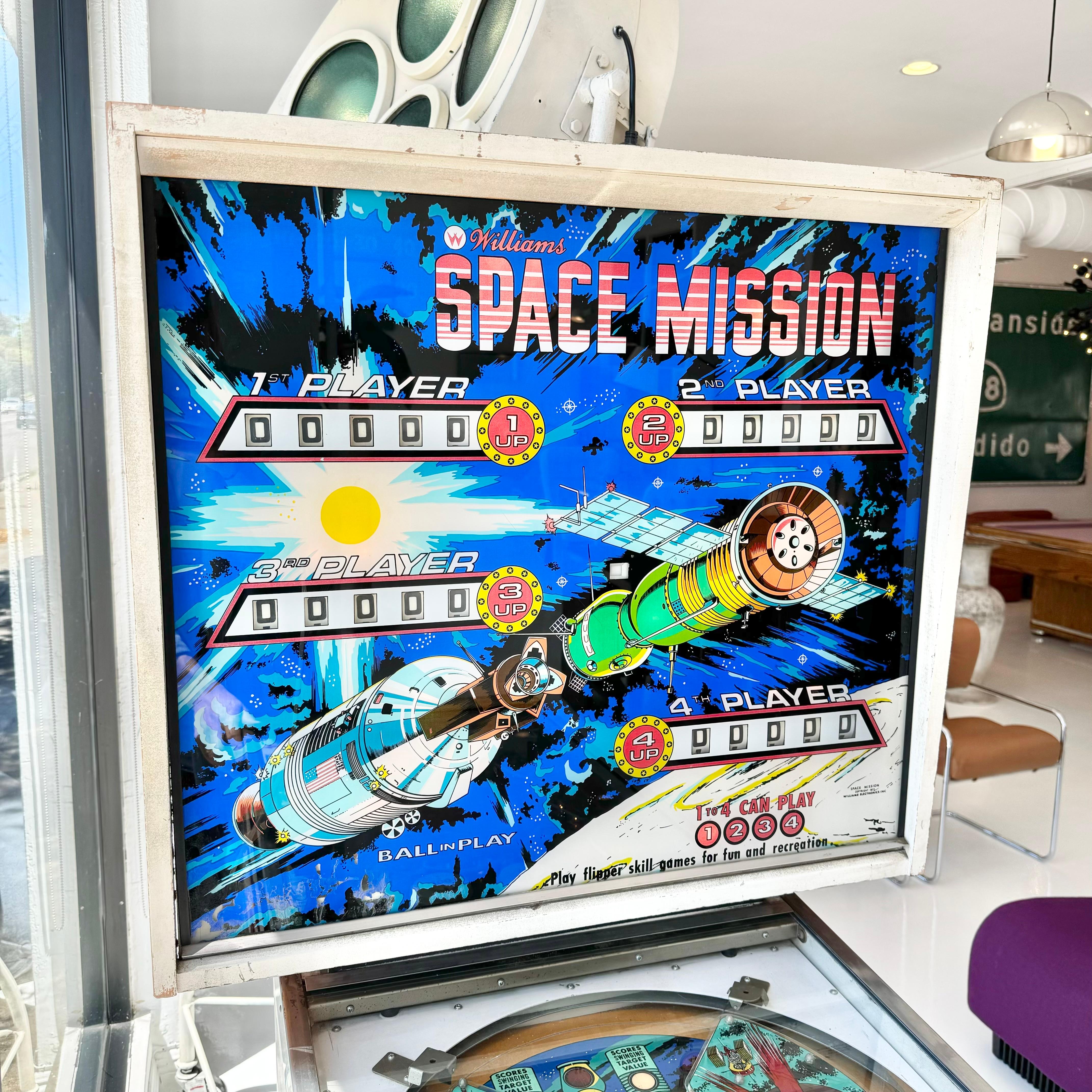 American Space Mission Pinball Arcade Game, 1976 USA