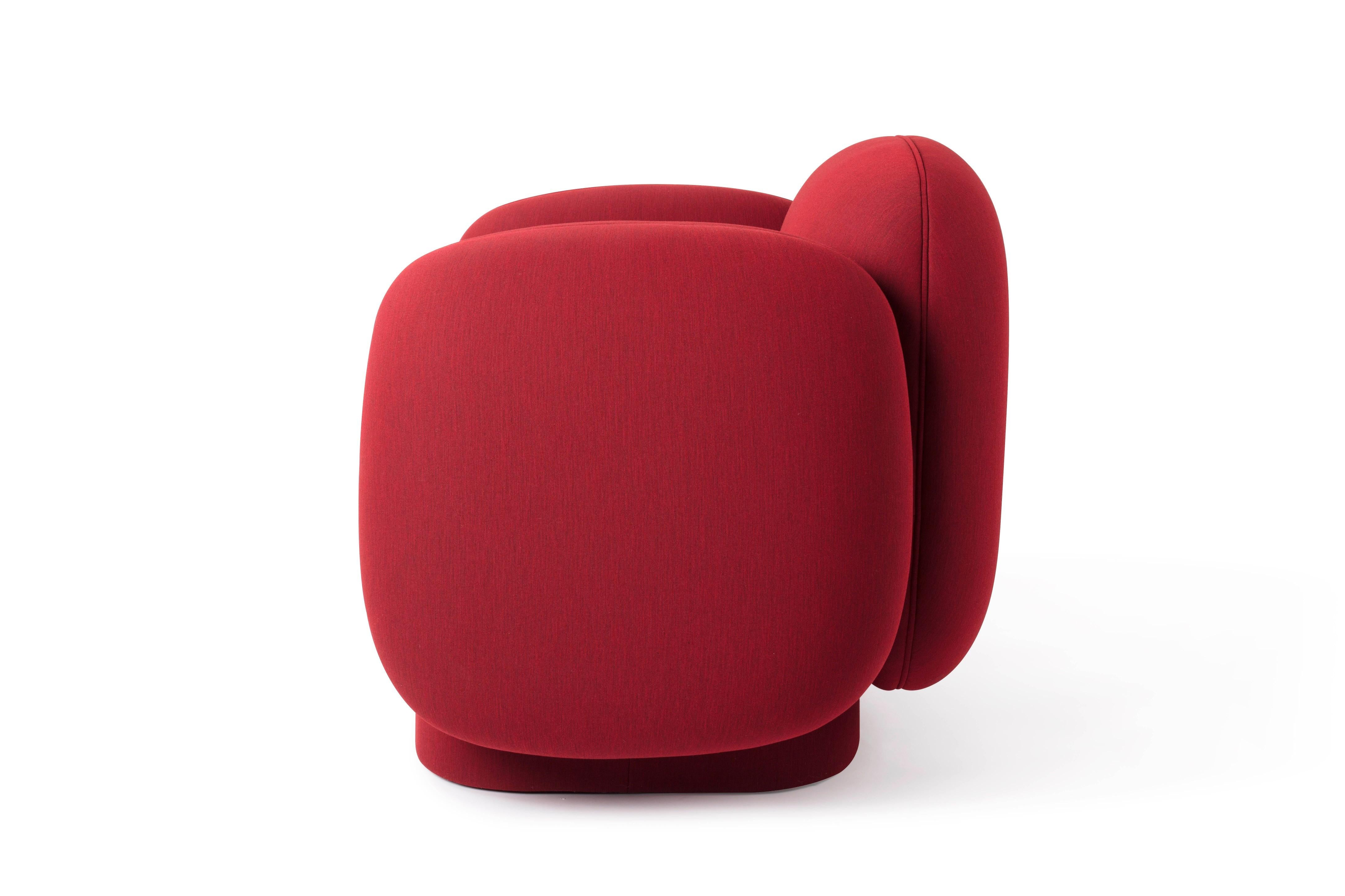 Contemporary Space Oddity Armchair and Ottoman Designed by Thomas Dariel