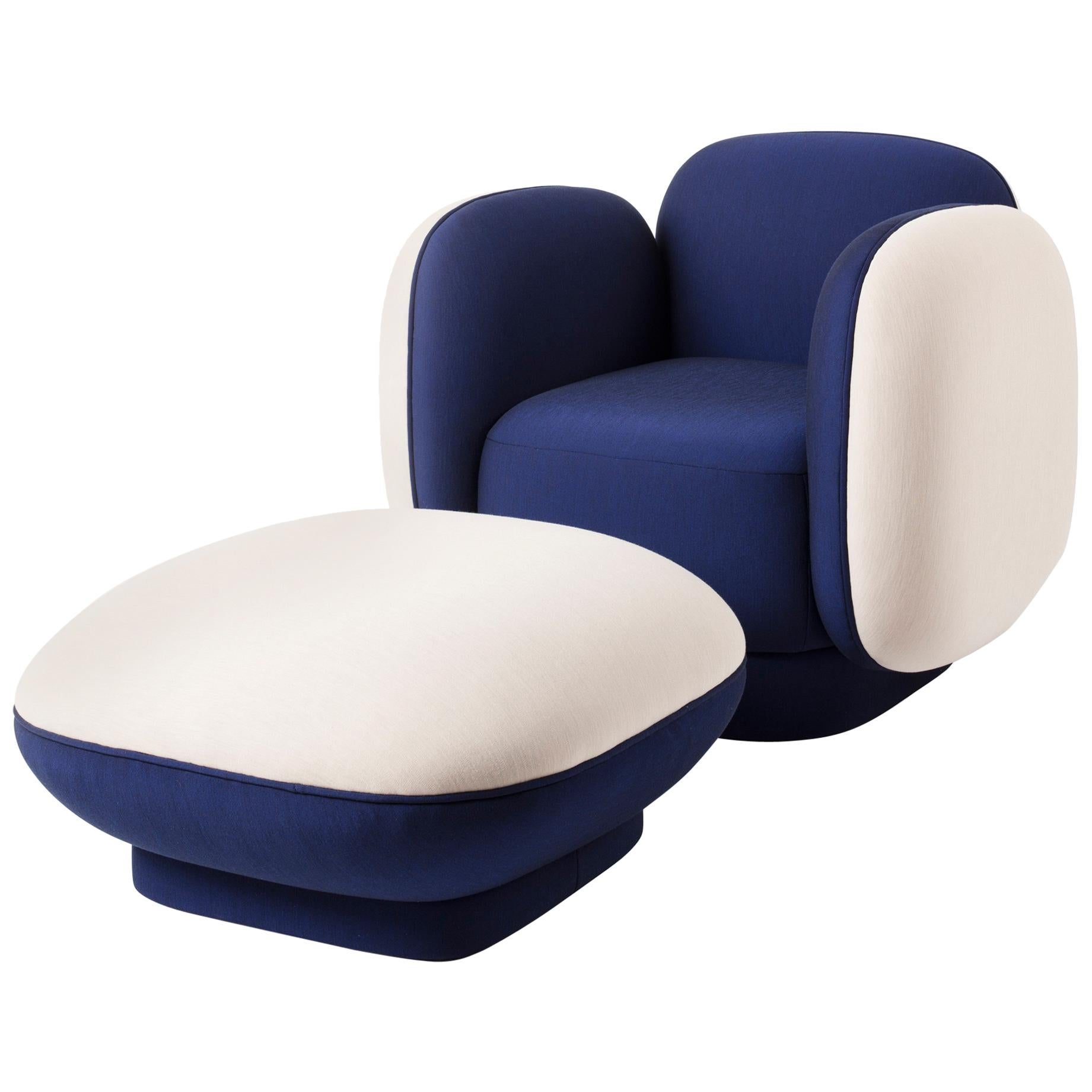 Space Oddity Armchair and Ottoman Designed by Thomas Dariel