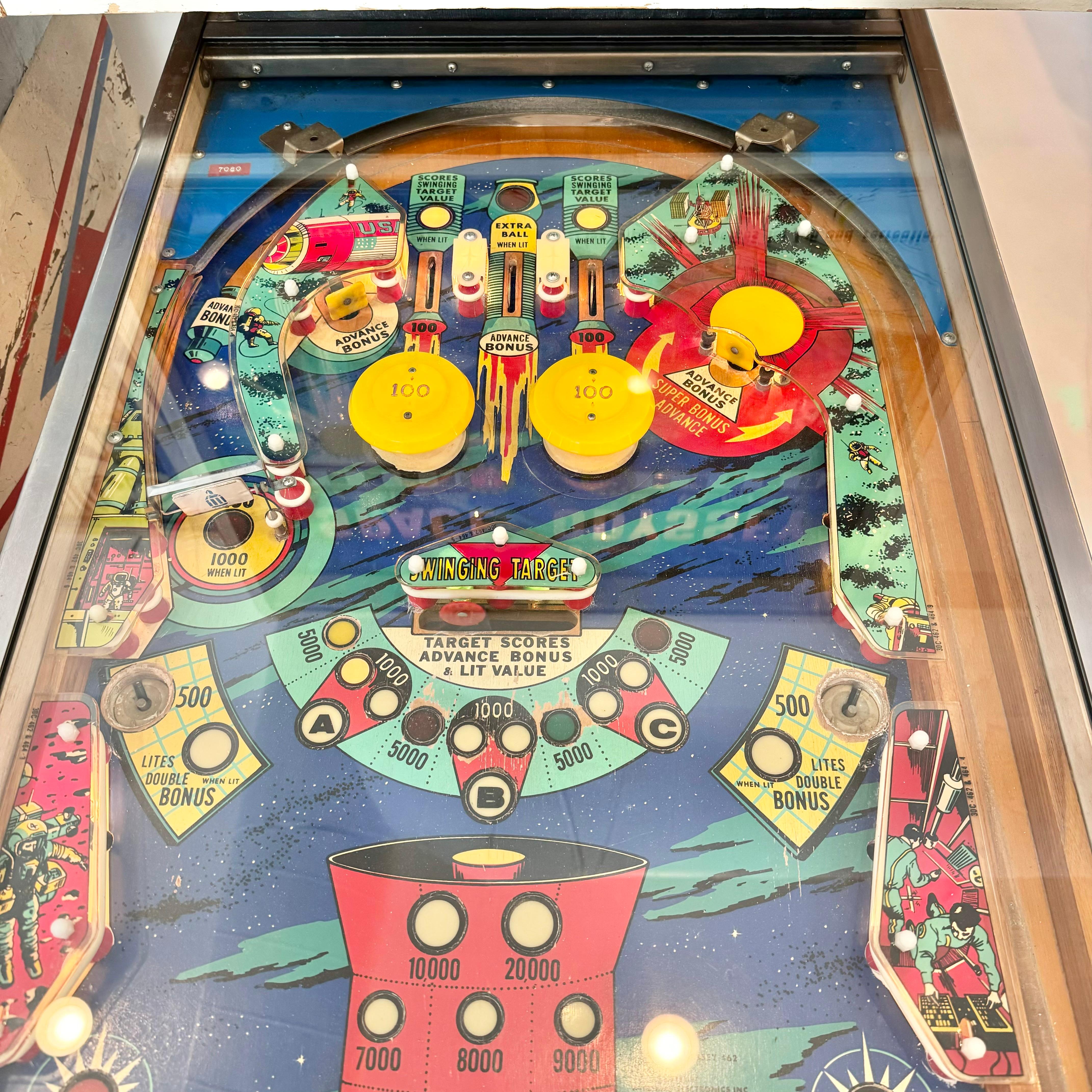 Space Odyssey Pinball Arcade Game, 1976 USA 1