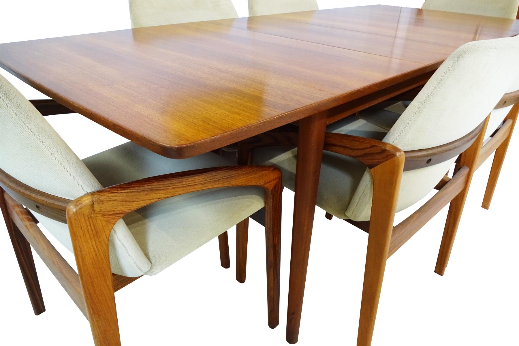 Mid-Century Modern Space Saving Dining Set - Danish Midcentury by Kai Kristiansen & Nils Jonsson