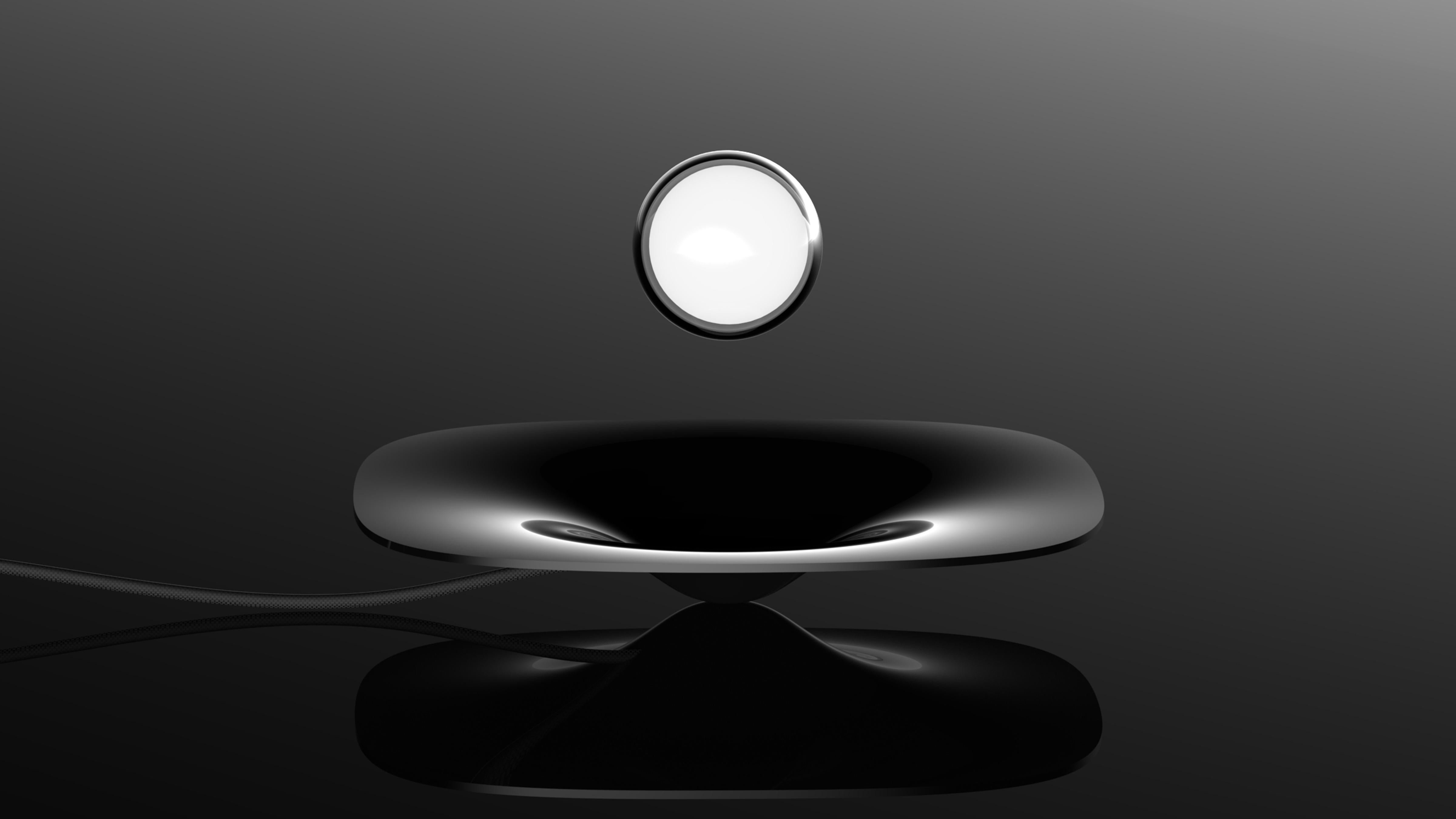 Glass Space & Time Table Lamp by Essesi For Sale