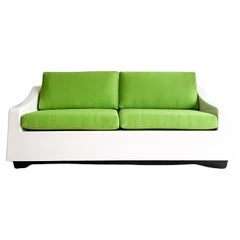 Retro Spaceage Fiberglass Sleeper Sofa by Ed Frank for Moretti - New Upholstery