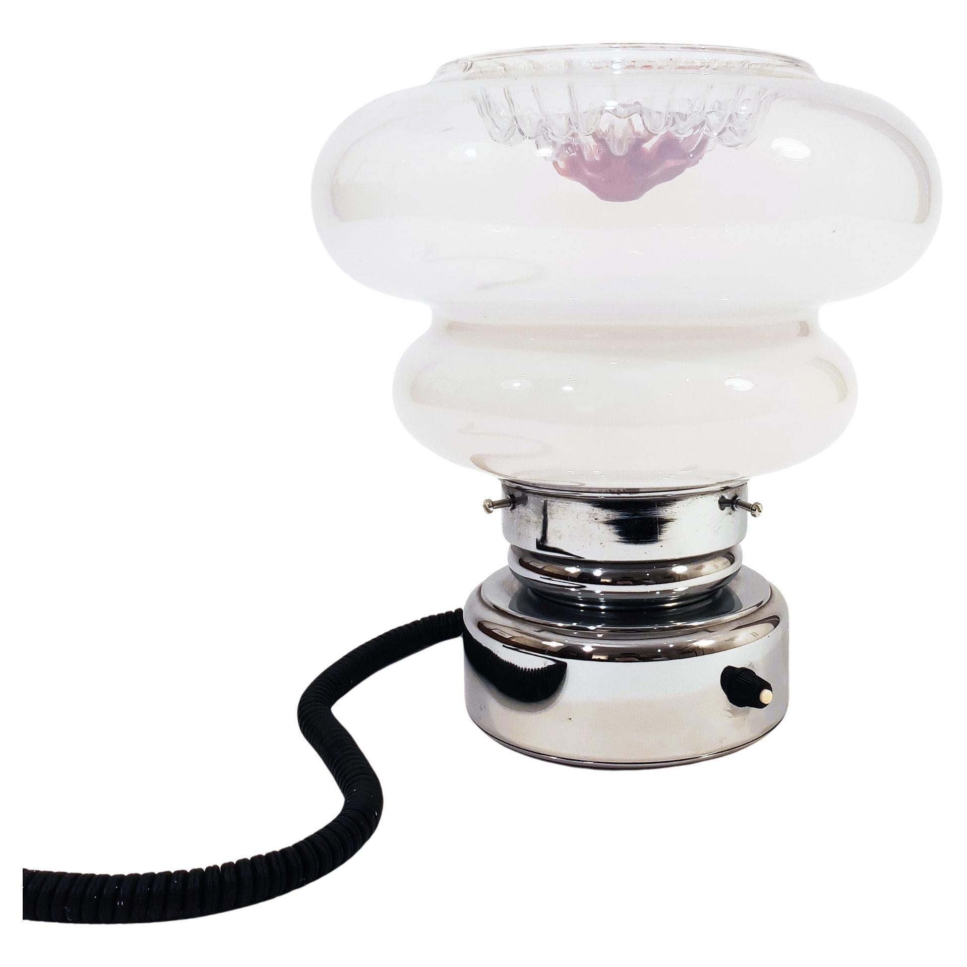 Spaceage murano table lamp in the style of Toni Zuccheri, Italy, 1970s