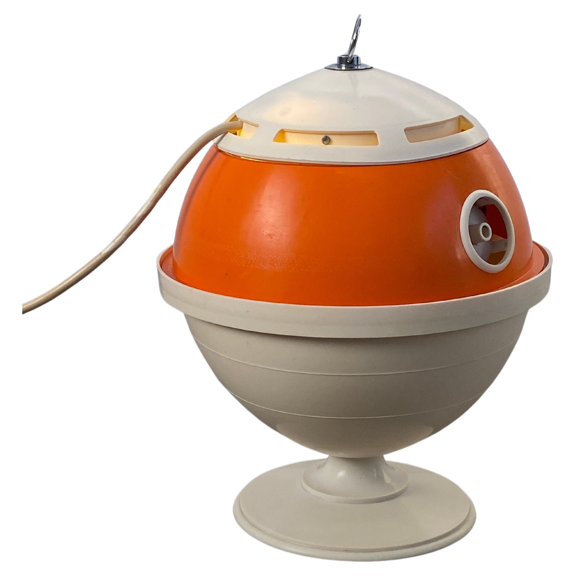 Spaceage UFO Vintage Ornament Lamp, Atomic Age Star Trek Style Prop For Sale