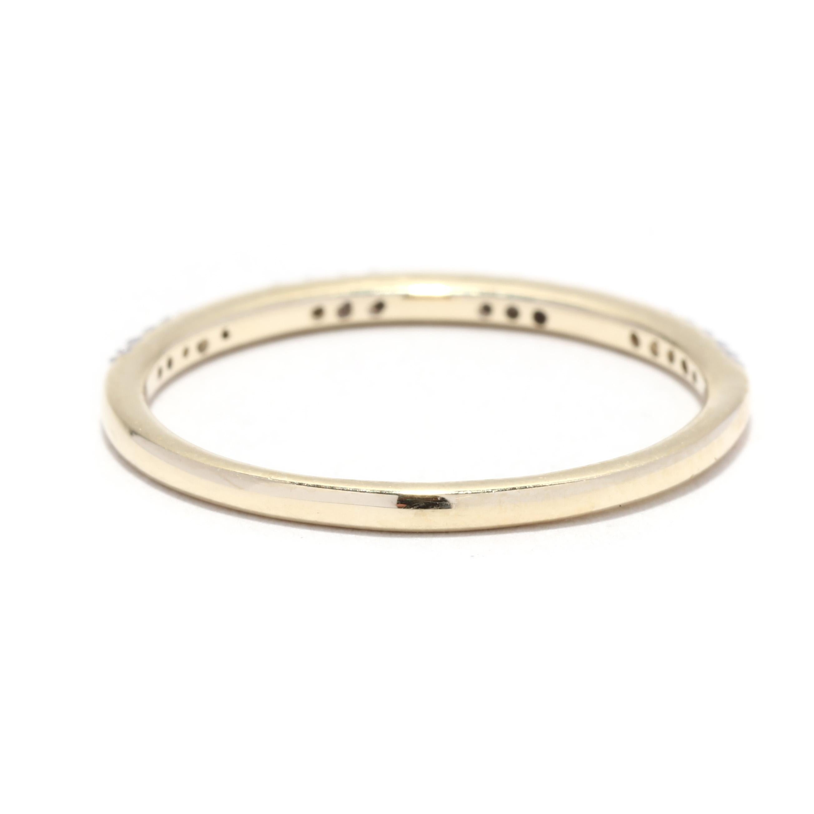 spaced diamond band