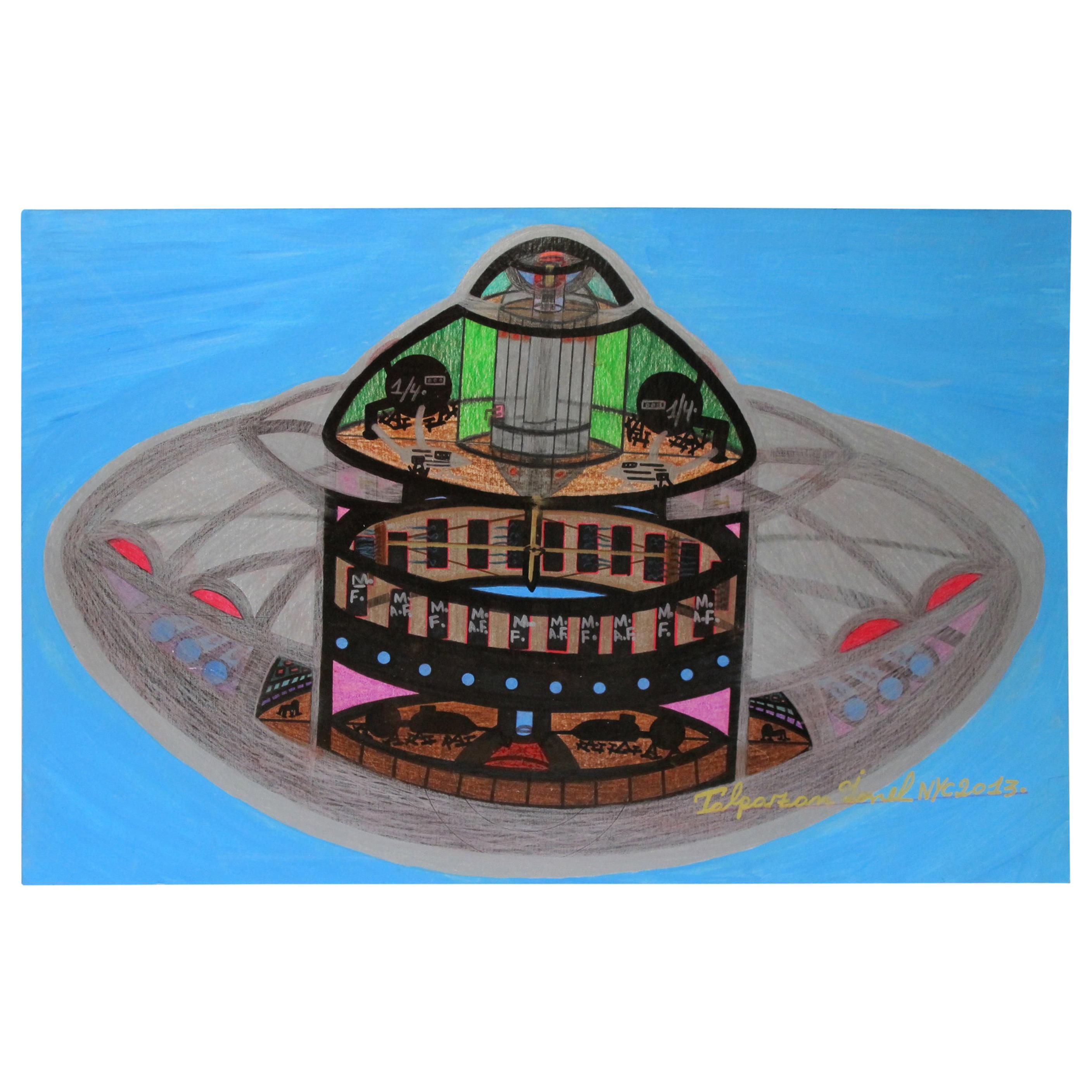 Spaceship UFO by Ionel Talpazan For Sale