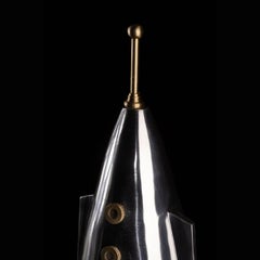 SpaceX Rocket Table Clock