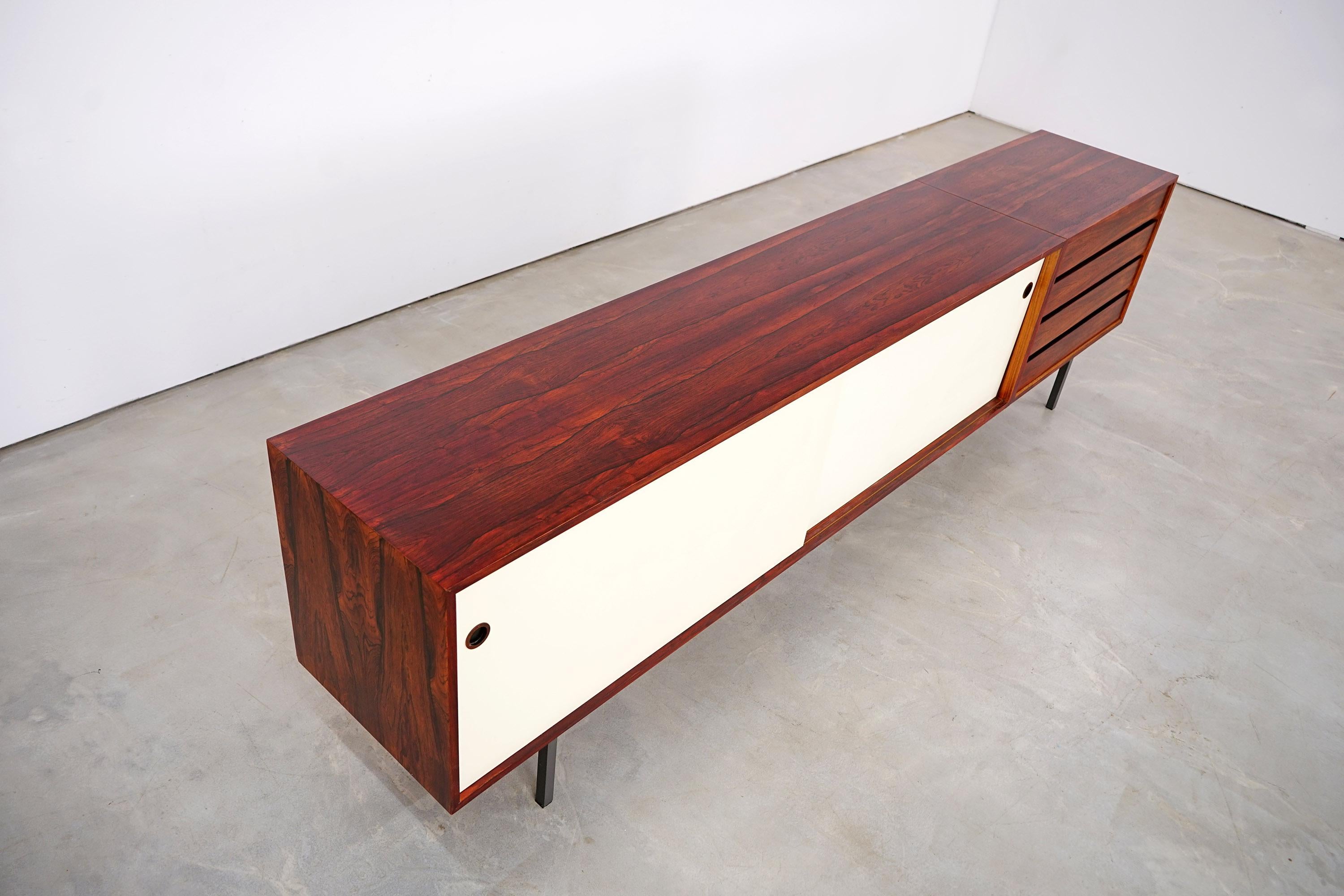 German Spacious Sideboard by Walter Wirz for Wilhelm Renz, 1960s For Sale