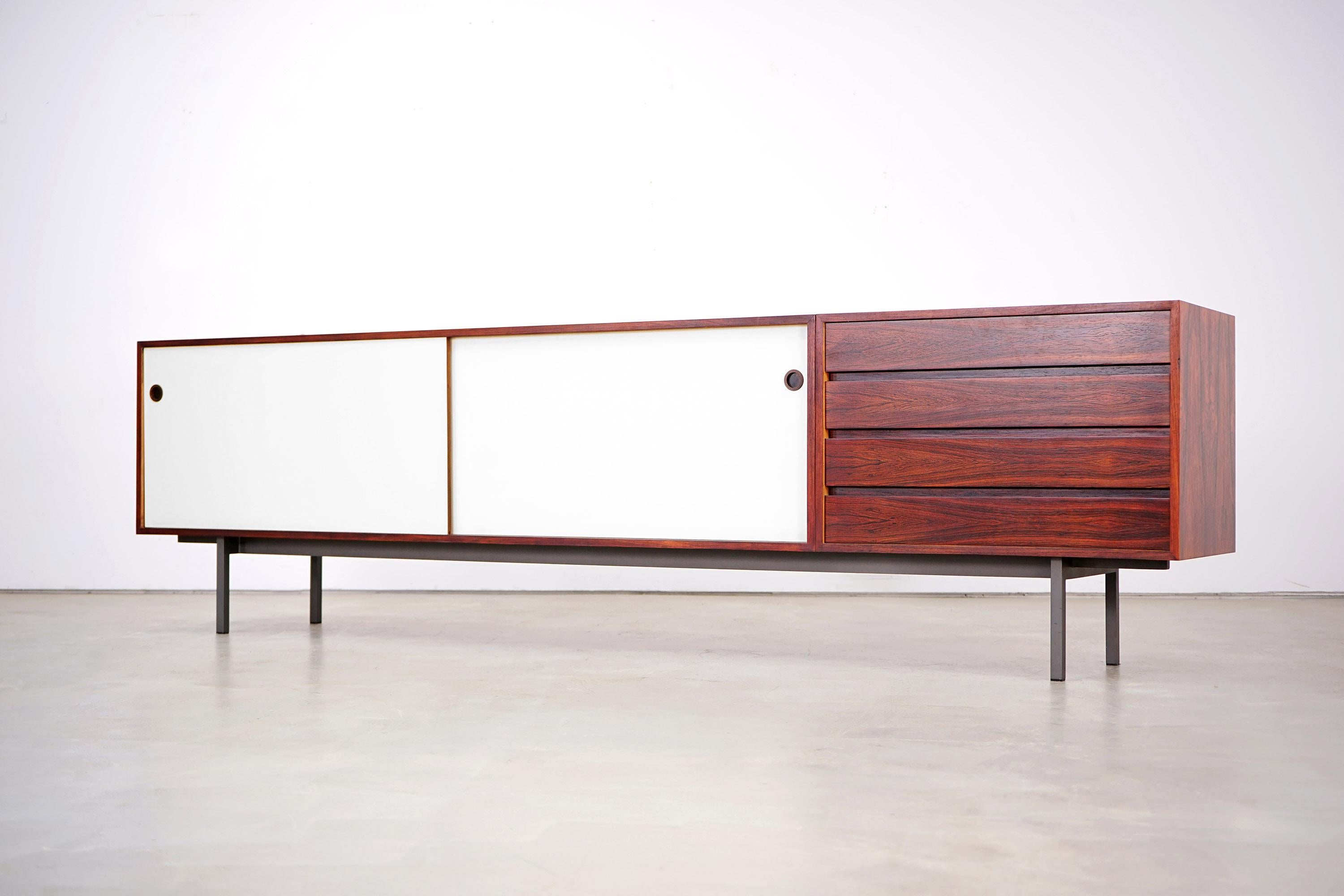 Mid-20th Century Spacious Sideboard by Walter Wirz for Wilhelm Renz, 1960s For Sale