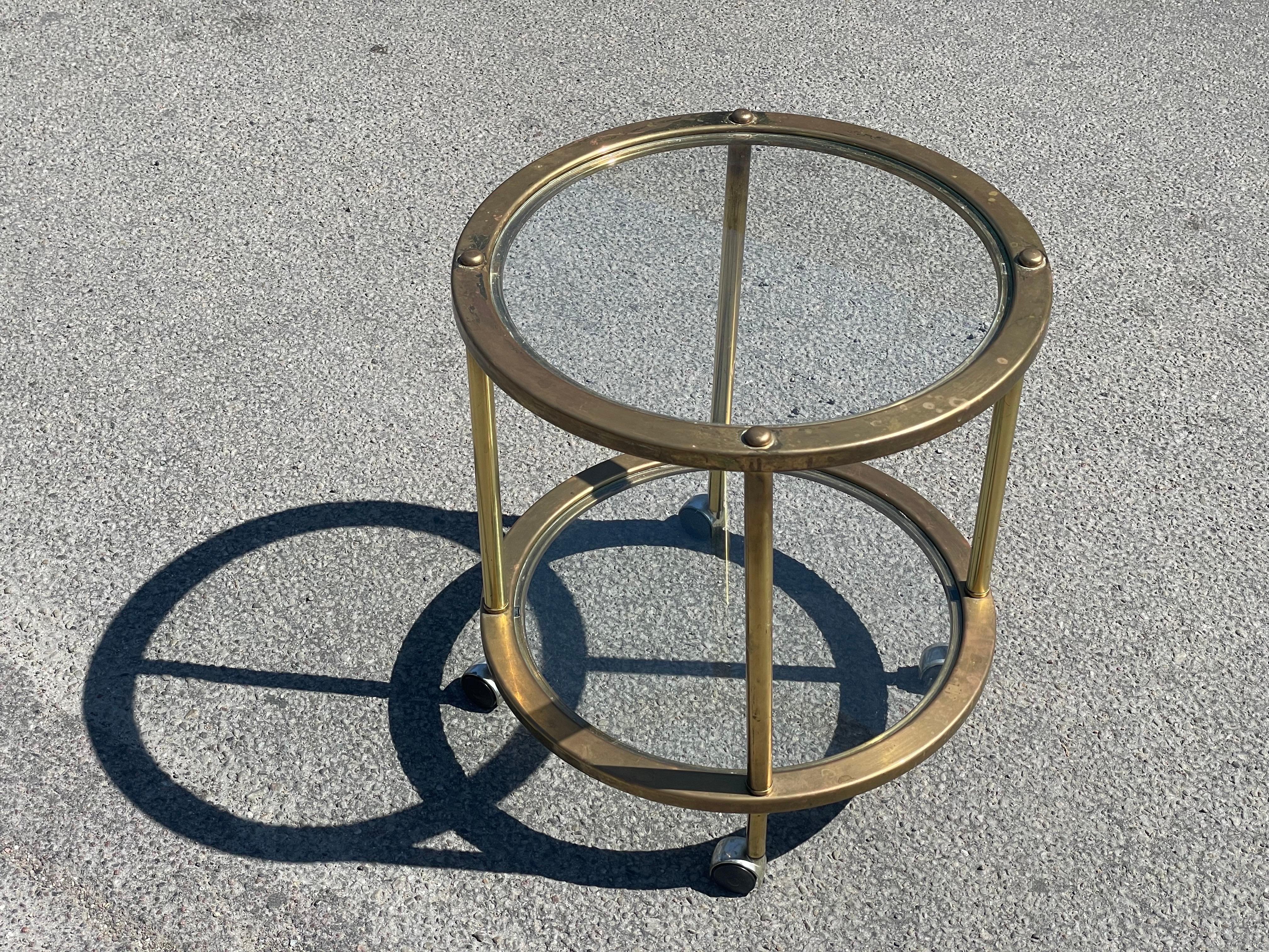 Spacieux chariot de bar français vintage des années 1970 Bon état - En vente à Copenhagen, DK